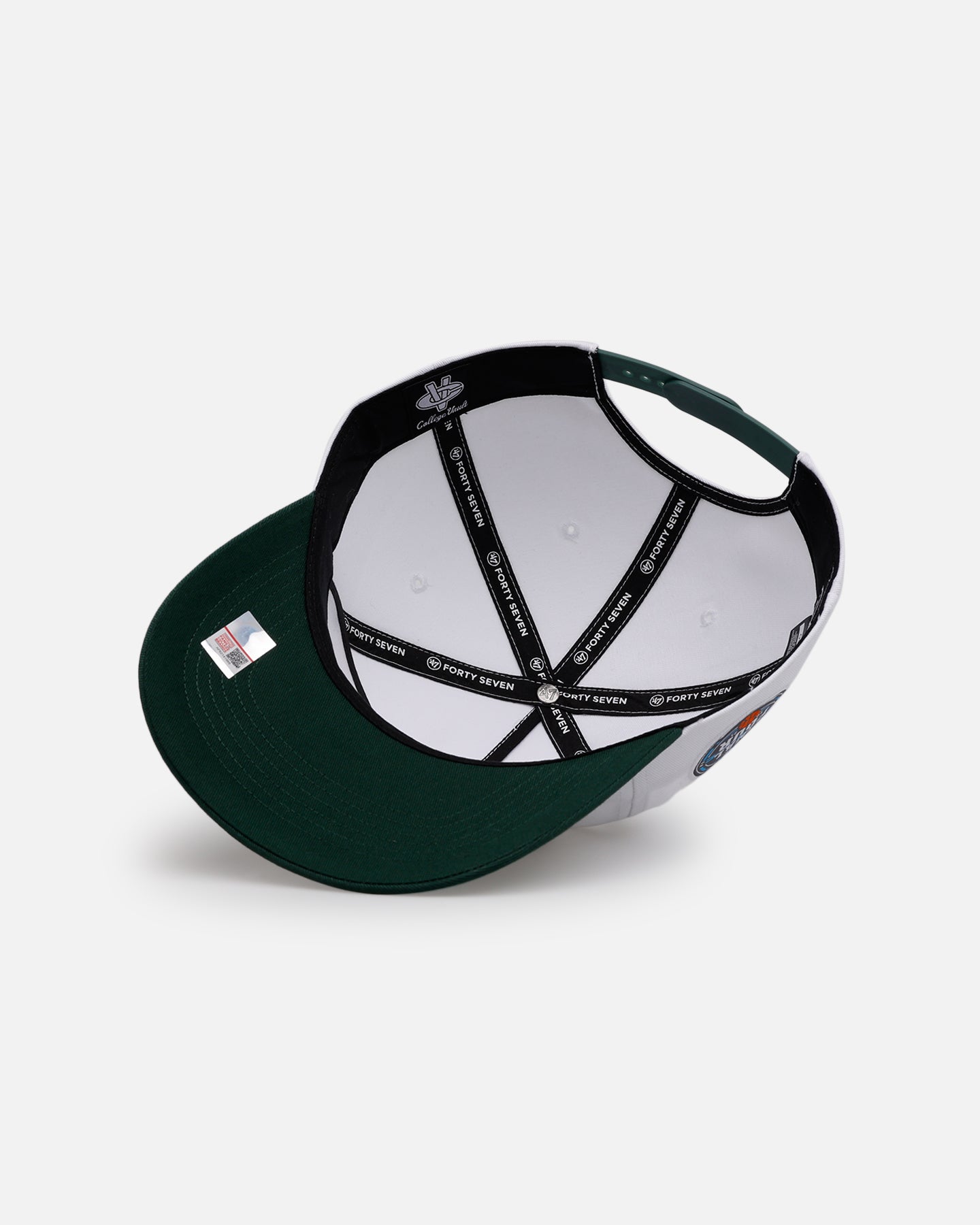 47 Brand Baylor Bears 2021 March Madness Snapback Hat - White and Green Adjustable Baseball Cap for Men and Women, Perfect for NCAA Basketball Games, Sports Events, and Casual Wear