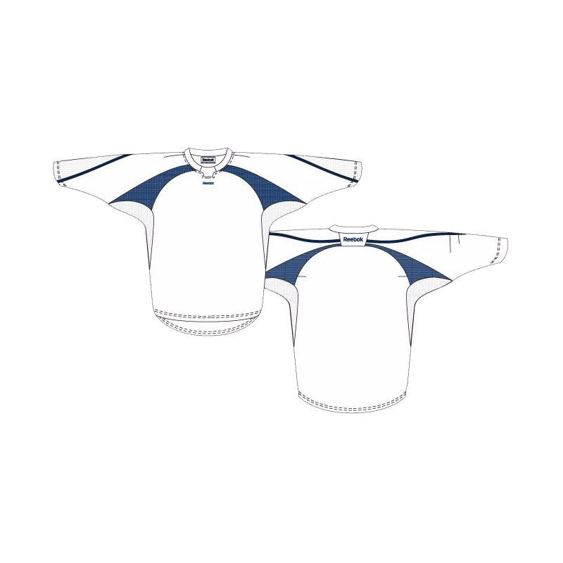 Custom Two-Tone White & Navy Baseball Jersey - Breathable & Comfortable for Games, Practice & Team Sports