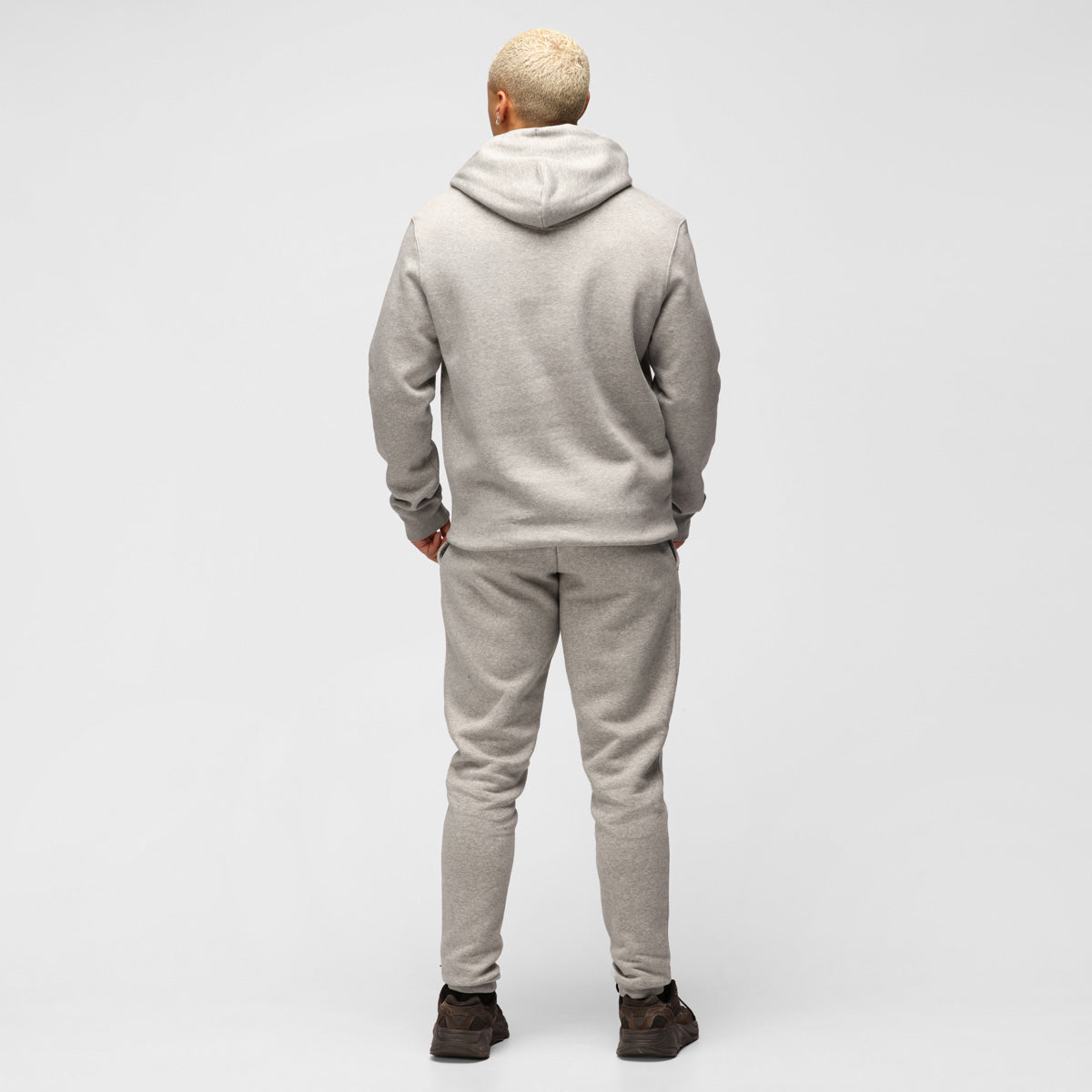 Premium TKB Men's Grey Organic Cotton Hoodie - Soft & Comfortable Pullover for Casual Wear, Gym, and Outdoor Activities