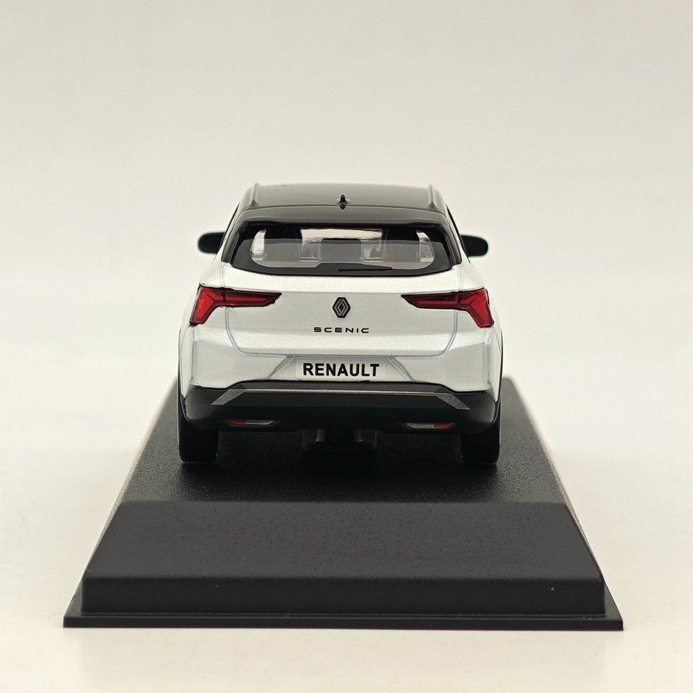 1/43 Scale Norev Renault Scenic E-Tech 100% Electric Model Car - 2024 Alpine Pearl White - Diecast Collectible for Display & Gifts