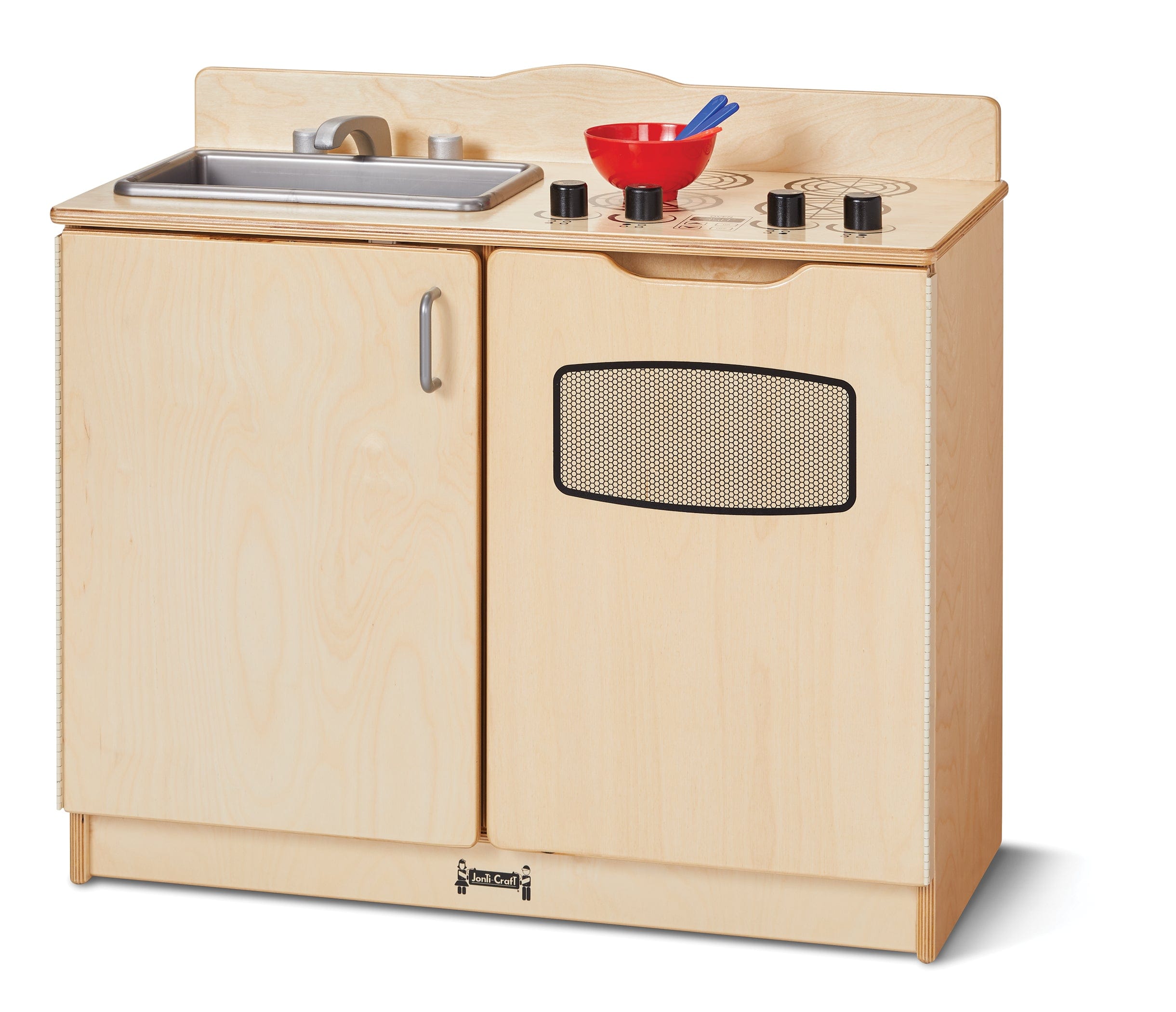 Jonti Craft 2-in-1 Kitchen Playset for Kids - Pretend Play Cooking Toy with Sink & Stove - Perfect for Preschool Learning & Indoor Toddler Activities