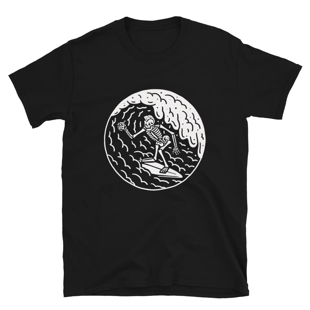 Jack's Surfing T-Shirt for Men - Punk Style Summer Beach Tee, Cool Surfer Gift Idea for Dad - Perfect for Surfing, Beach Trips & Casual Outings