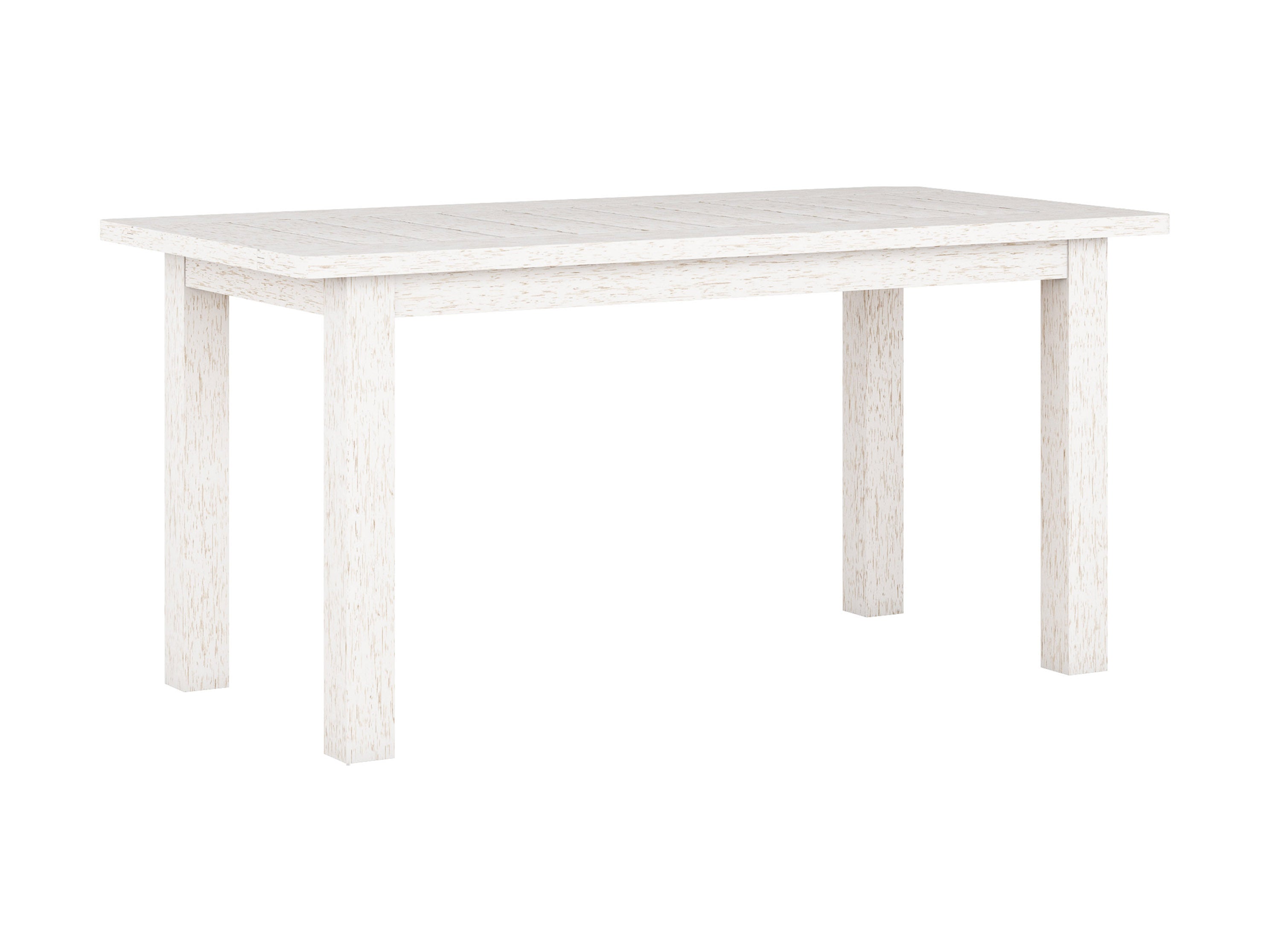 Premium Washed White Hardwood Outdoor Coffee Table - Weather-Resistant & Durable for Patio, Garden, and Poolside Use