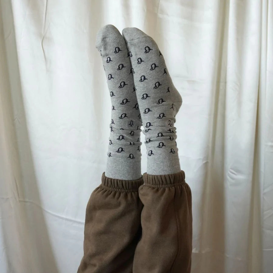 Eco-Friendly Warm Wool Socks for Men & Women - Protect Penguins & Wildlife - Perfect for Hiking, Running & Cold Weather Comfort