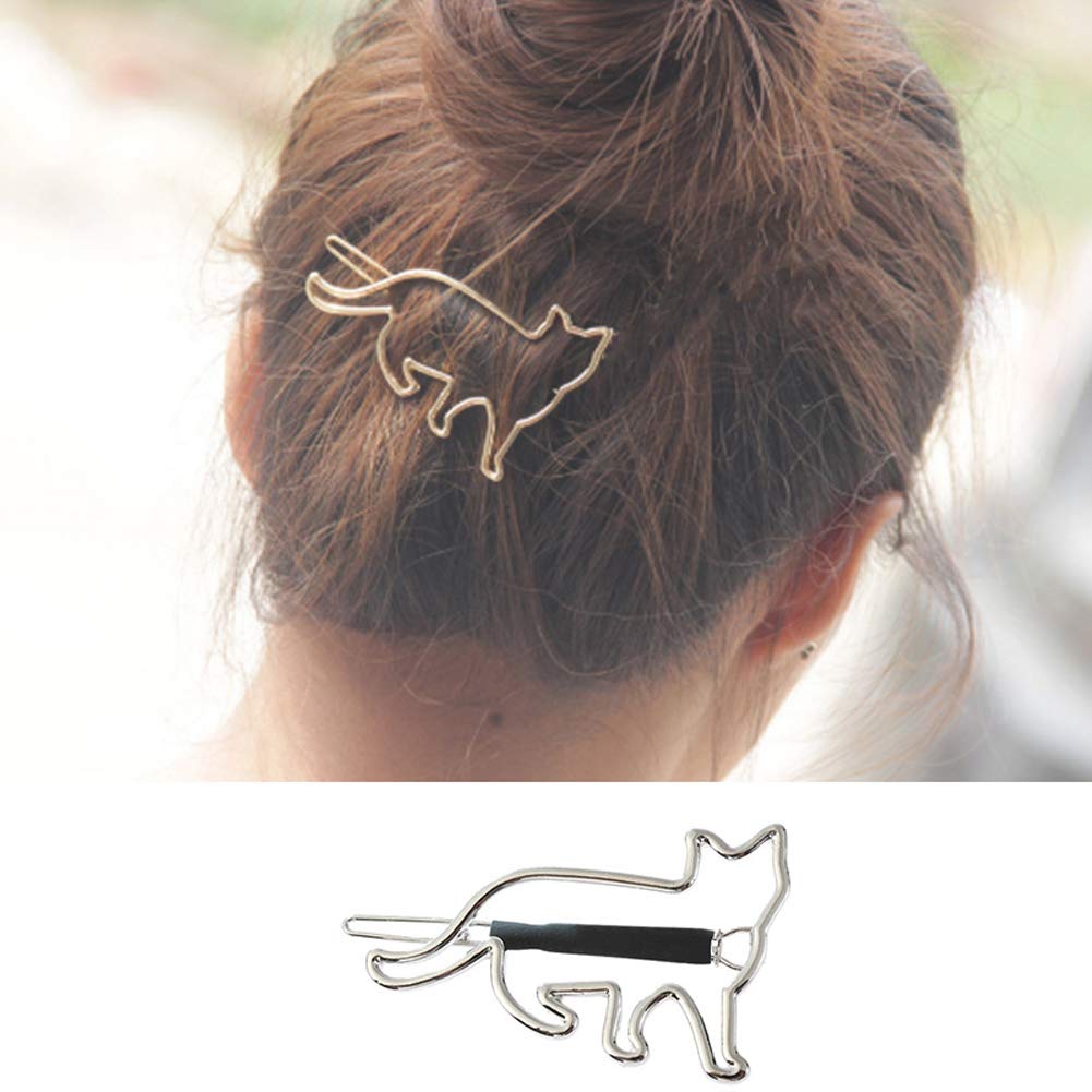 **YAZILIND Metal Alloy Hair Clips for Women - Cute Puppy Shape Hairpins, Hair Clamps Set for Girls & Teens - Perfect for School, Parties & Everyday Use**