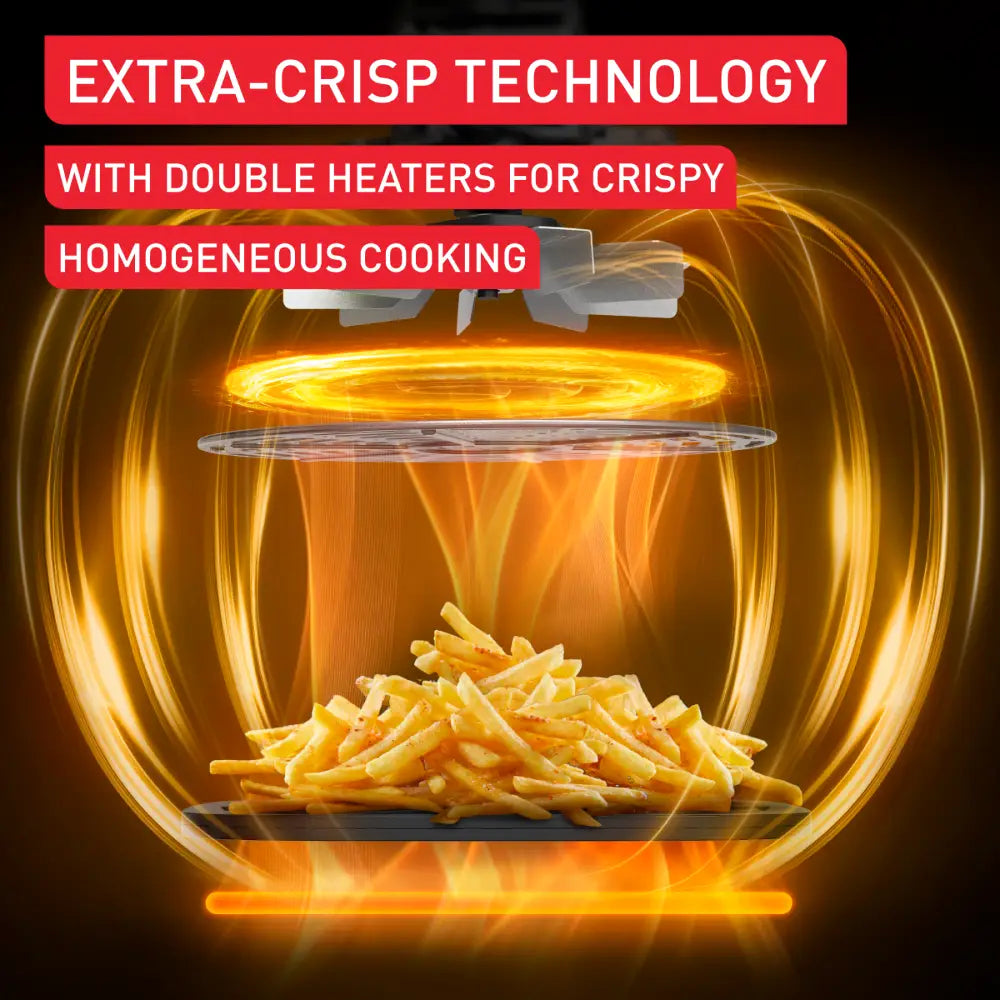 Tefal Easy Fry & Pizza Air Fryer FW4018 - 3.5L Digital Airfryer with Timer, Non-Stick Basket - Perfect for Healthy Frying, Baking, and Roasting at Home