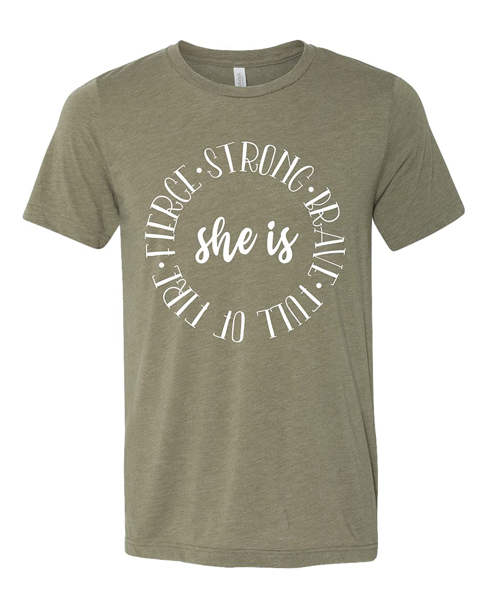 Strong Woman T-Shirt | Empowering Feminist Top for Moms | Brave & Fierce Motivational Shirt | Christian Women's Apparel | Perfect for Workouts, Mother's Day & Women's Empowerment Events