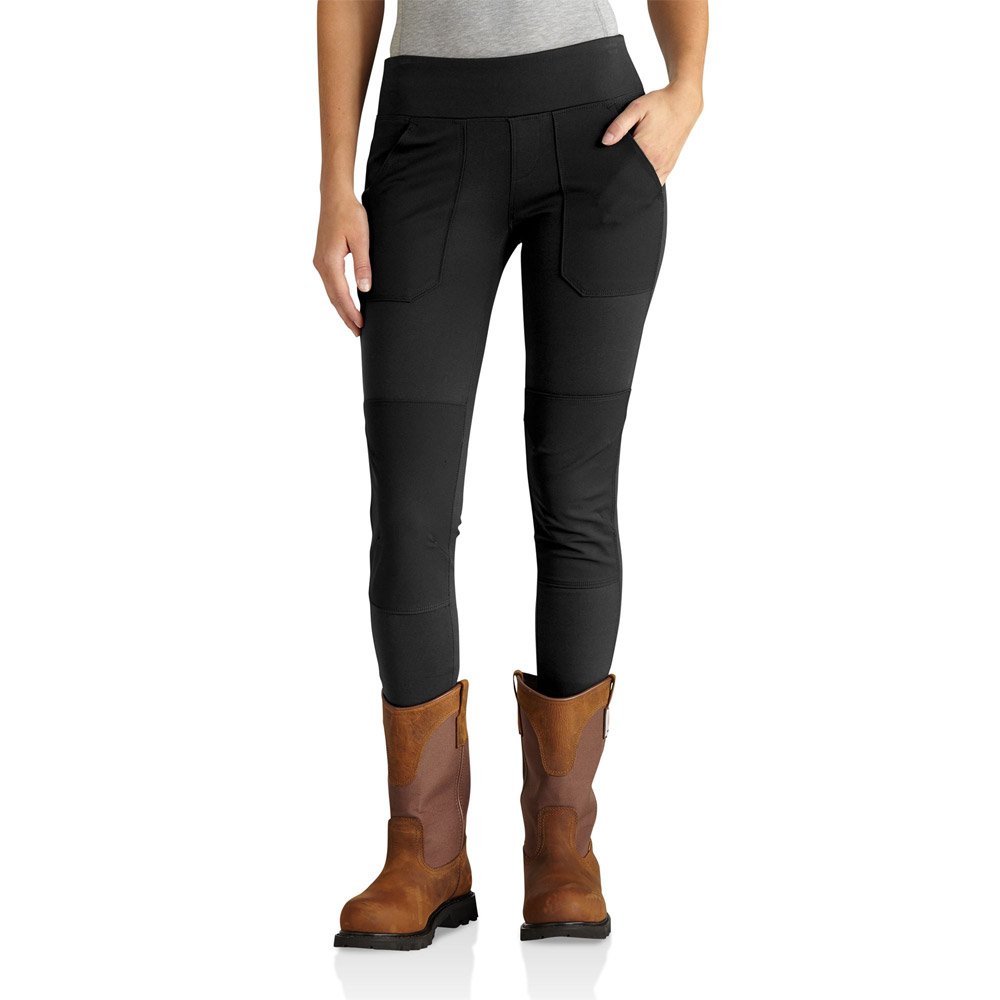 Carhartt Women's Force Fitted Midweight Utility Legging - Durable Work Pants for Construction, Landscaping & Outdoor Activities | Comfortable Stretch Fabric for All-Day Wear