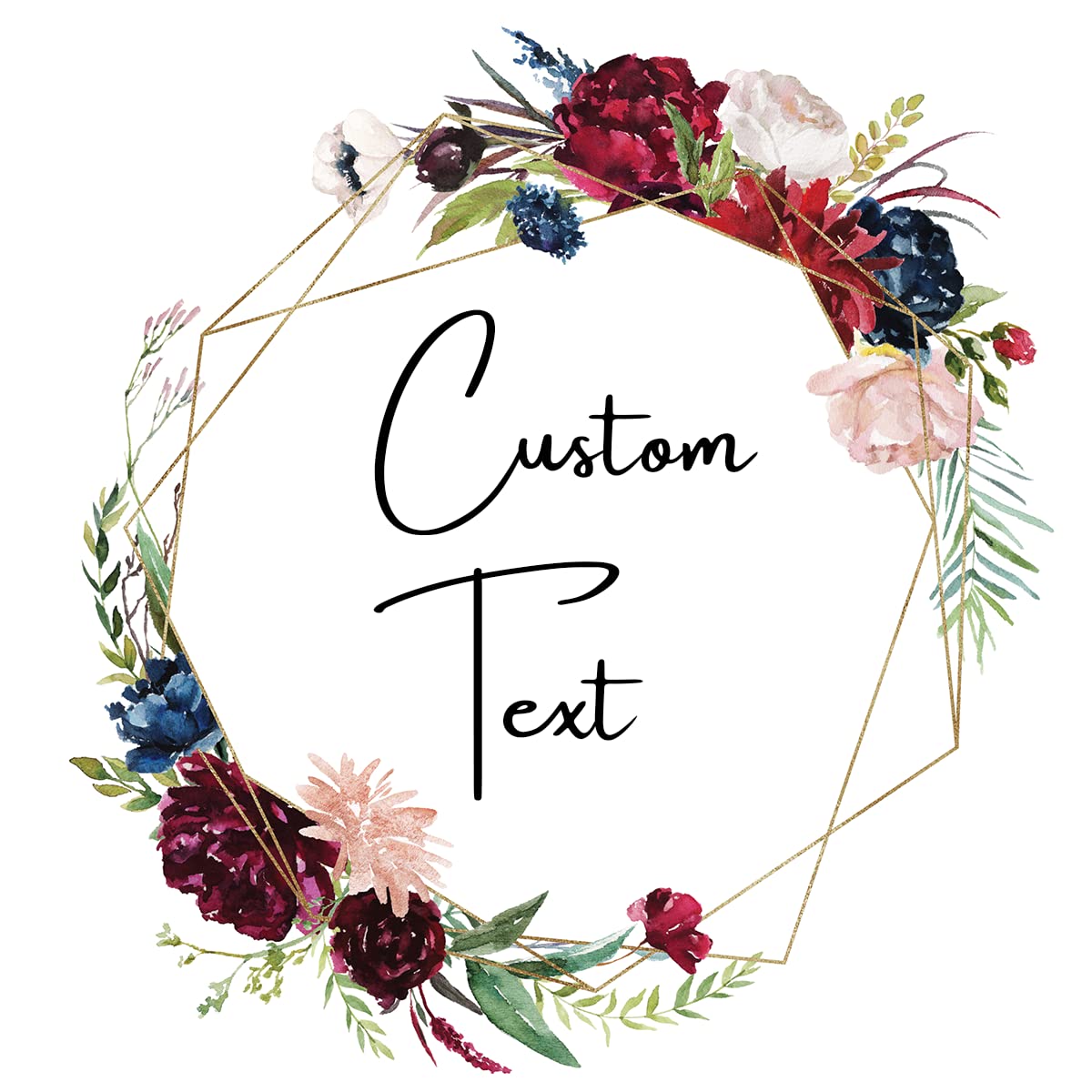 Custom Stickers for Business Logo - Personalized Labels for Birthday, Baby, Pets, Product Boxes & Wedding Favors | Waterproof Vinyl Decals for Branding, Packaging & DIY Crafts (Pattern 6) - Perfect for Small Business Branding, Party Decorations & Gift Packaging