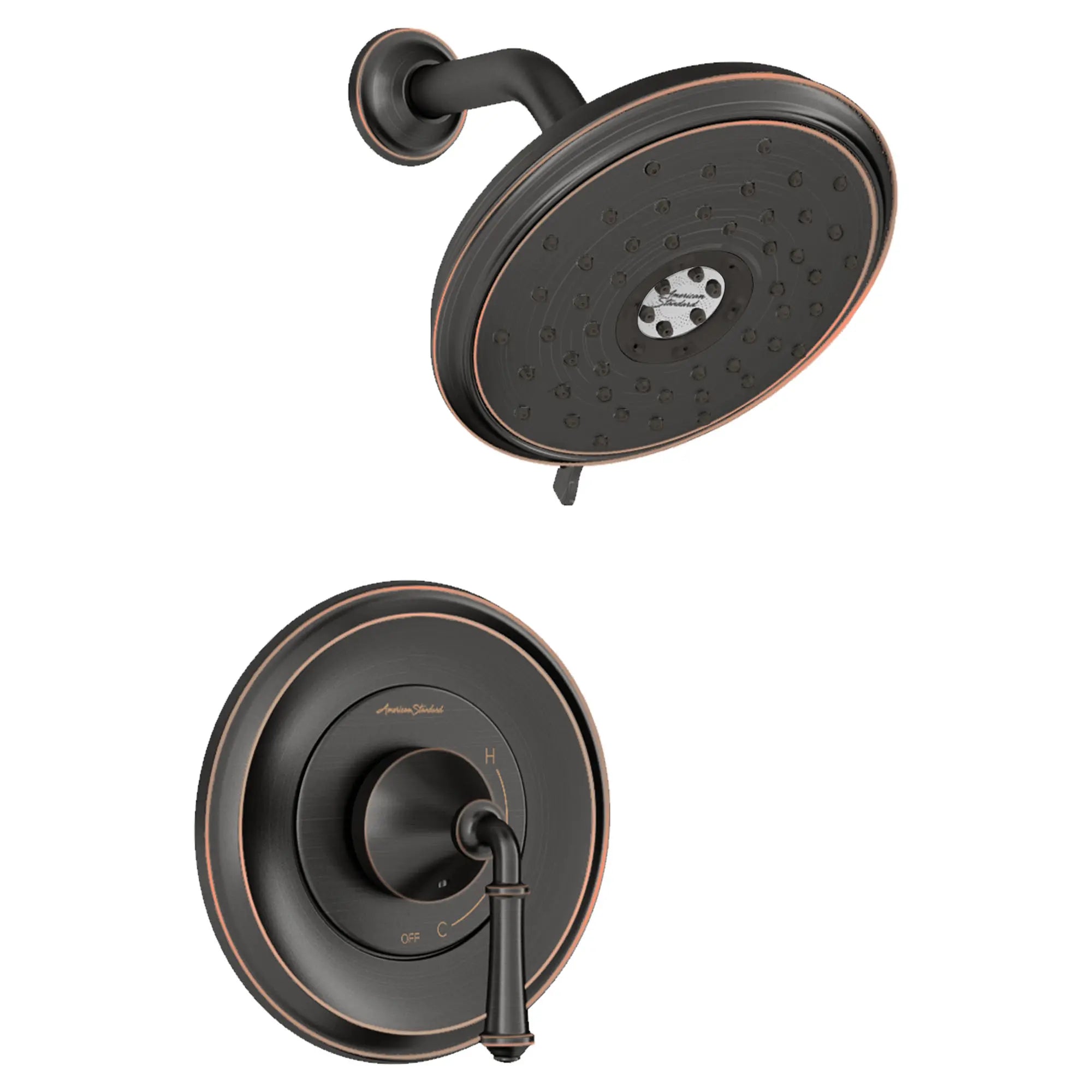 Delancey® 2.5 GPM/9.4 LPM 4-Function Shower Trim Kit with Adjustable Showerhead & Lever Handle - Perfect for Bathroom Renovation & Spa-Like Shower Experience