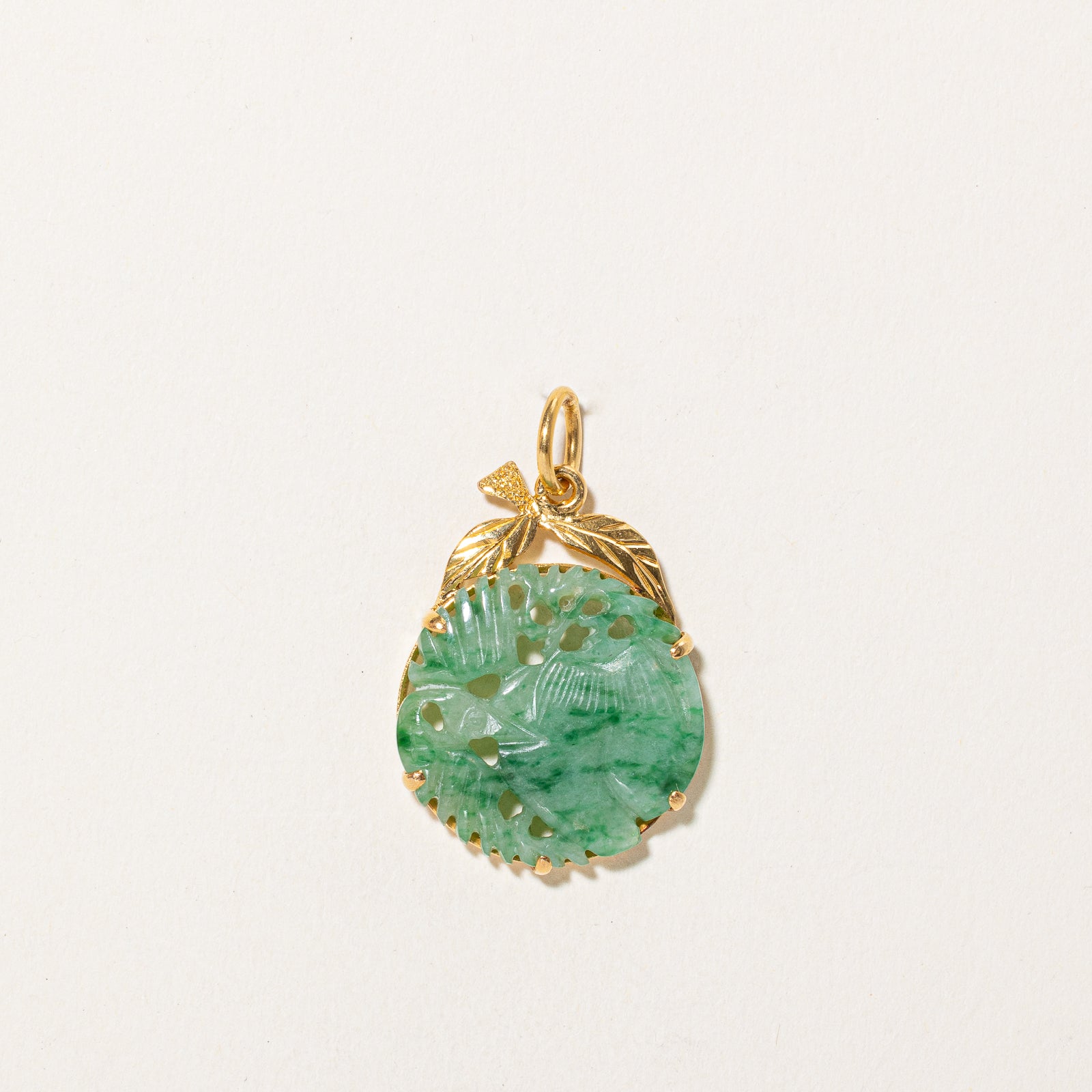 12.00ct Natural Jadeite Circle Pendant - Handcrafted Green Jade Necklace for Women - Perfect for Gifts, Meditation & Spiritual Jewelry