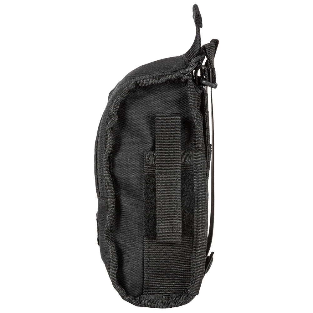 Single Hand Access Medic Pouch with Bungee Tie Down Cords & Rear MOLLE Platform - Tactical First Aid Kit for Outdoor, Hiking, and Emergency Preparedness