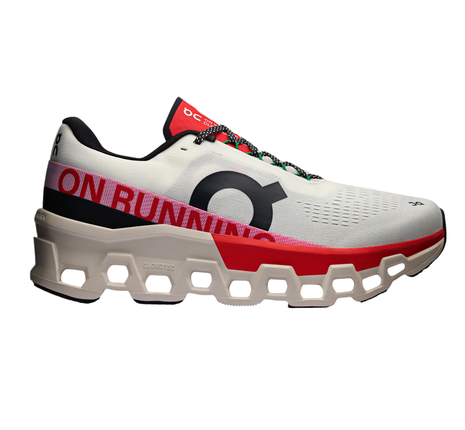 On Running Men's Cloudmonster 2 Running Shoes - Lightweight Cushioned Sneakers for Road Running & Jogging (Ivory/Silver) | Perfect for Marathon Training & Daily Workouts