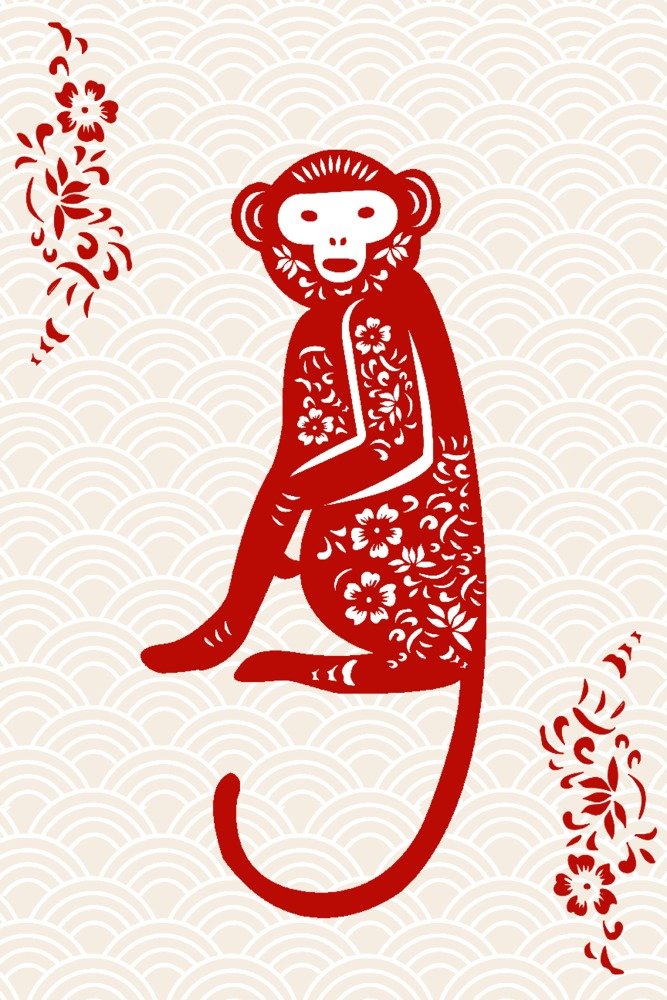 Monkey Silhouette Travel Poster - 36x54 Giclee Gallery Print for Wall Decor | Jungle Theme Home & Office Art, Perfect for Animal Lovers & Adventure Decor
