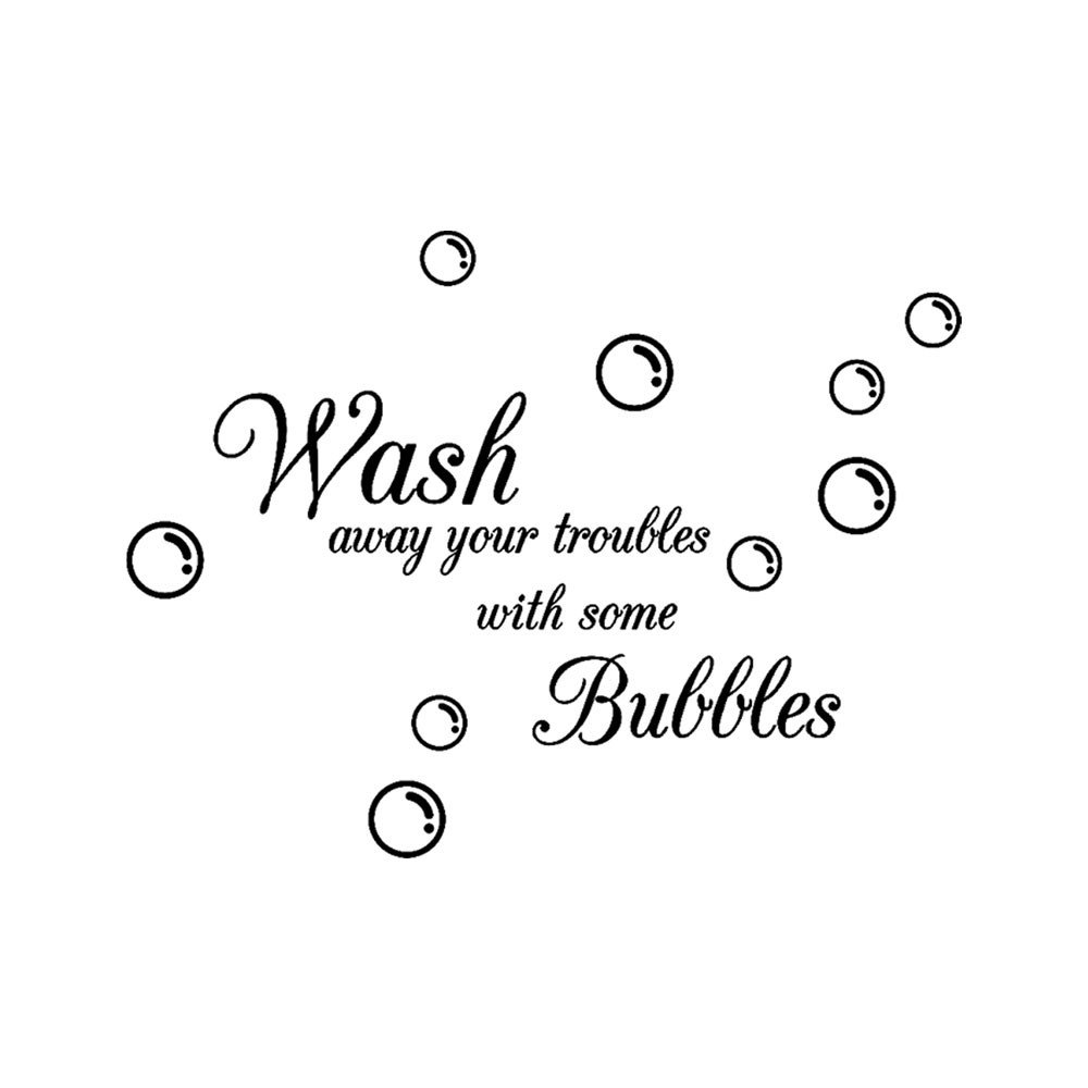 Vinyl Bubble Wall Stickers - Removable Home Decor for Kids Room & Punk Princess Theme