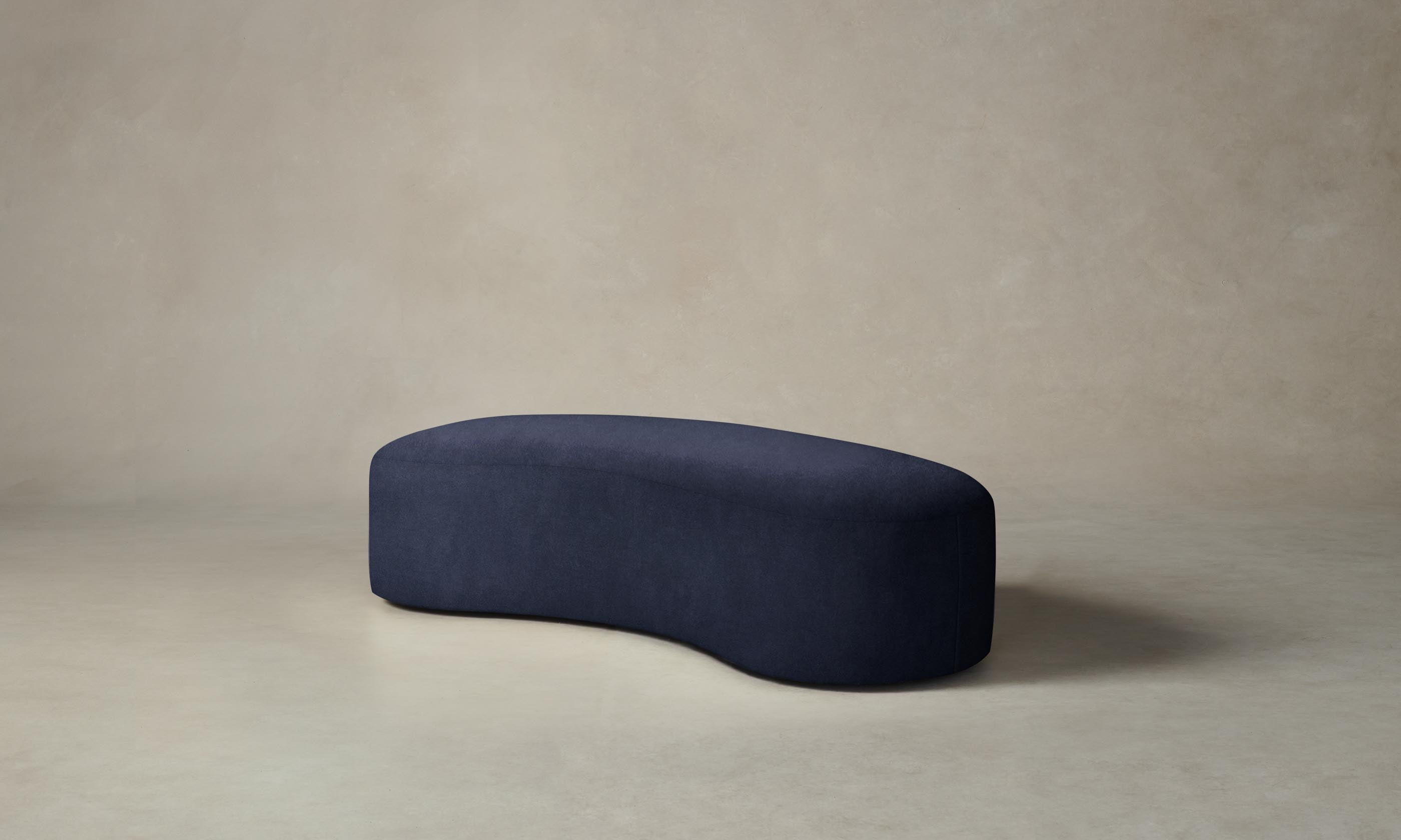 Chelsea Daybed with Performance Velvet Upholstery in Midnight Blue - Perfect for Living Rooms, Guest Rooms & Cozy Reading Nooks