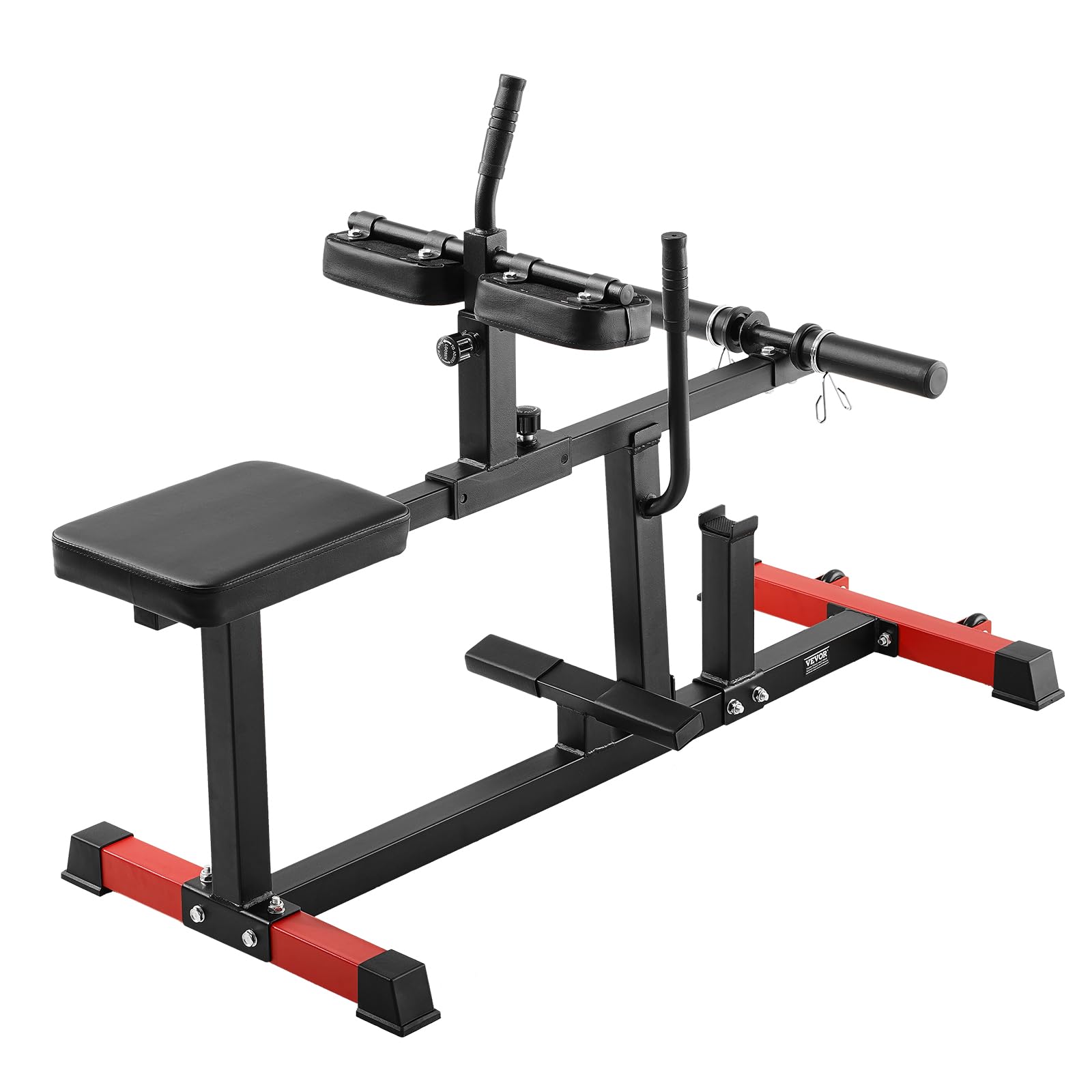 VEVOR Seated Calf Machine 440 LBS Capacity - Home Gym Calf Raise Equipment for Leg Workouts - Lower Body Strength Training with 1/2 Inch Weight Plates - Perfect for Home & Commercial Gyms