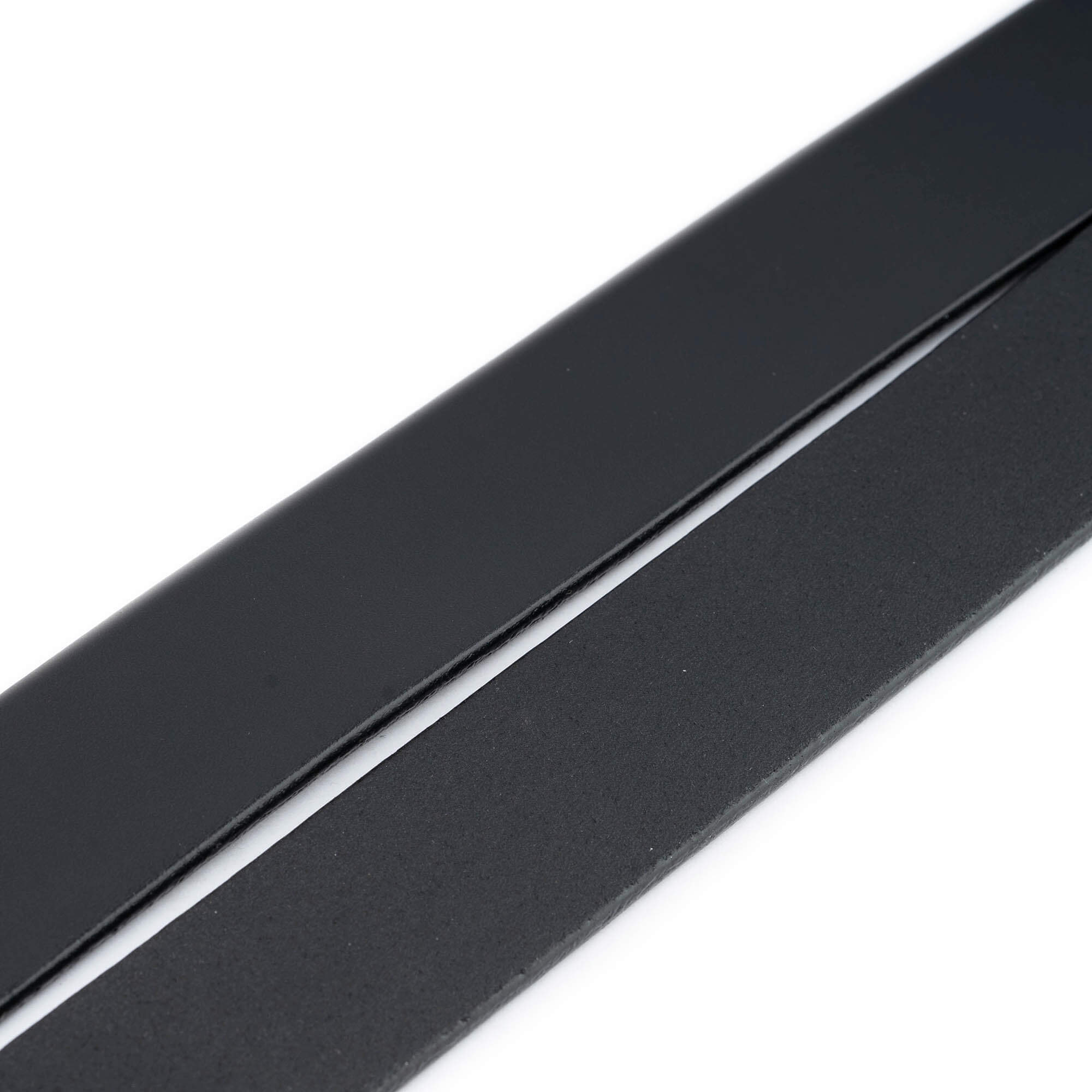 3.0 cm Black Full Grain Leather Belt Strap Replacement for Ferragamo Buckles - Durable & Stylish Men's Dress Belt for Business & Formal Occasions