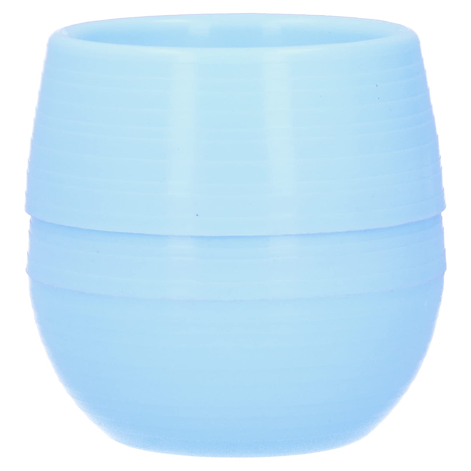 Blue 3.1 Inch Round Flower Pot with Drainage - Plant Pots for Succulents, Flowers & Indoor Plants - Perfect for Office Desk, Home Decor & Gardening Containers