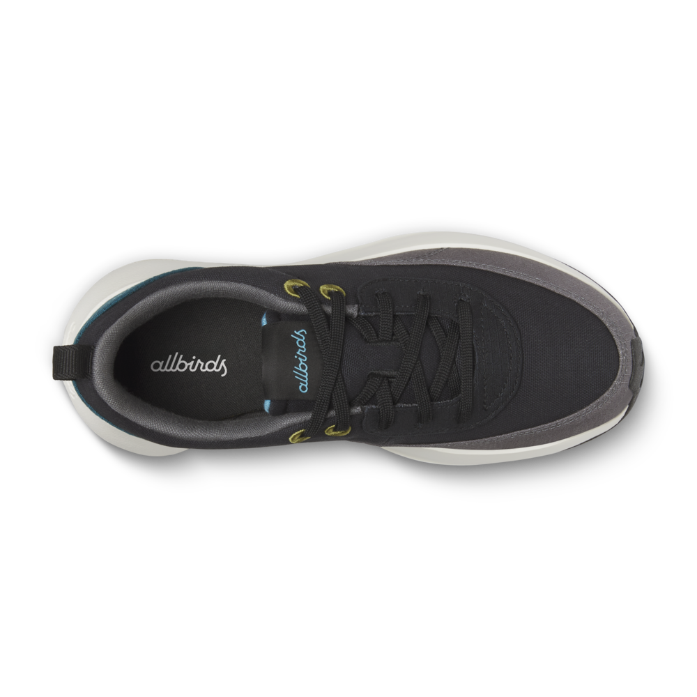 Men's Casual Sneakers - Natural Black/Chasm Teal with Stony Cream Sole | Comfortable Walking Shoes for Men | Perfect for Daily Wear, Work & Outdoor Activities