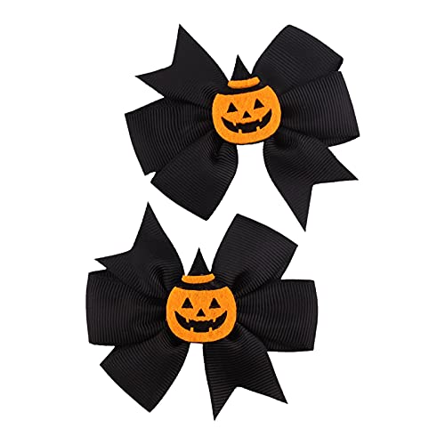 Girls Hair Bows & Banana Clips for Thick Hair - Halloween Hair Accessories, Hair Ribbons & Clips for Parties, School & Special Occasions