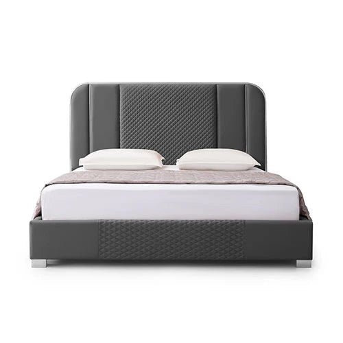 Premium King Bed Set - Luxe Halcyon Bed Frame in Black, Luna Series Euro Top Medium Firm Mattress & Bamboo Cooling Mattress Topper | Bedroom Upgrade for Ultimate Comfort & Support