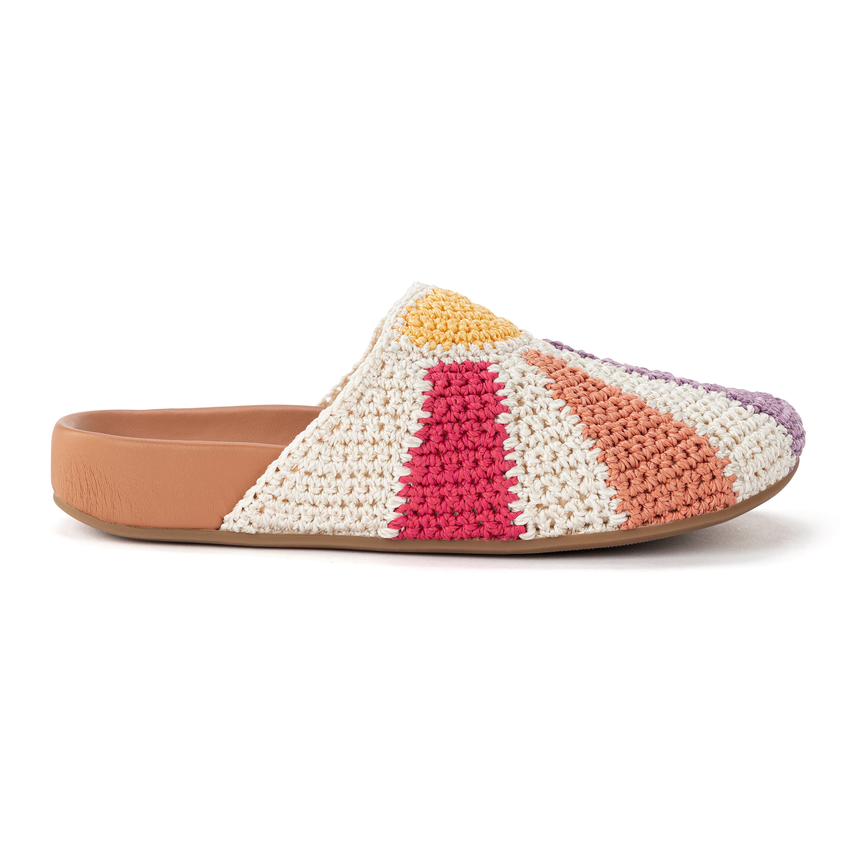 Bolinas Hand Crochet Kids Clogs - Multi Sunbeam Color | Comfortable & Stylish Footwear for Playtime, Beach & Everyday Wear