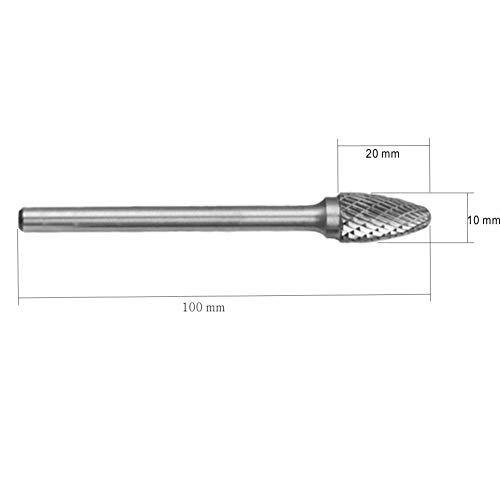 3.9 Inch Extended Long Tungsten Carbide Burr - 1/4