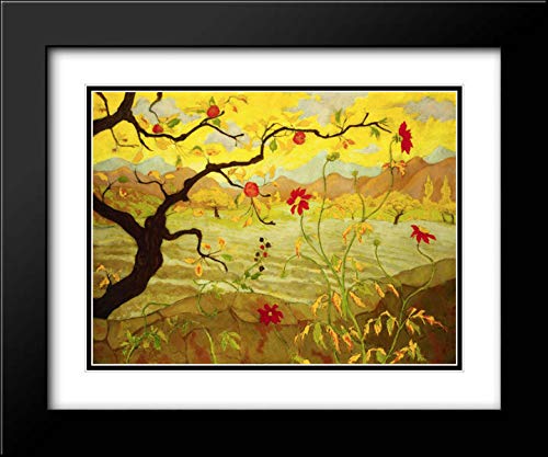 Black Modern Wood Frame with Double Matting