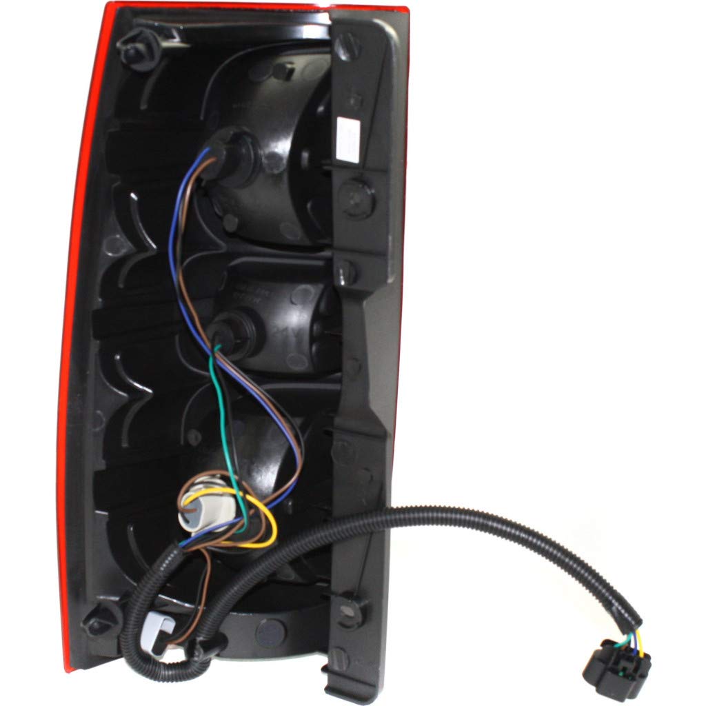 2007-2014 Chevy Suburban Replacement Tail Lights Pair - Driver & Passenger Side (GM2800196 & GM2801196) - Compatible with 25862701 & 25862702 - Perfect for Night Driving & Enhanced Vehicle Safety