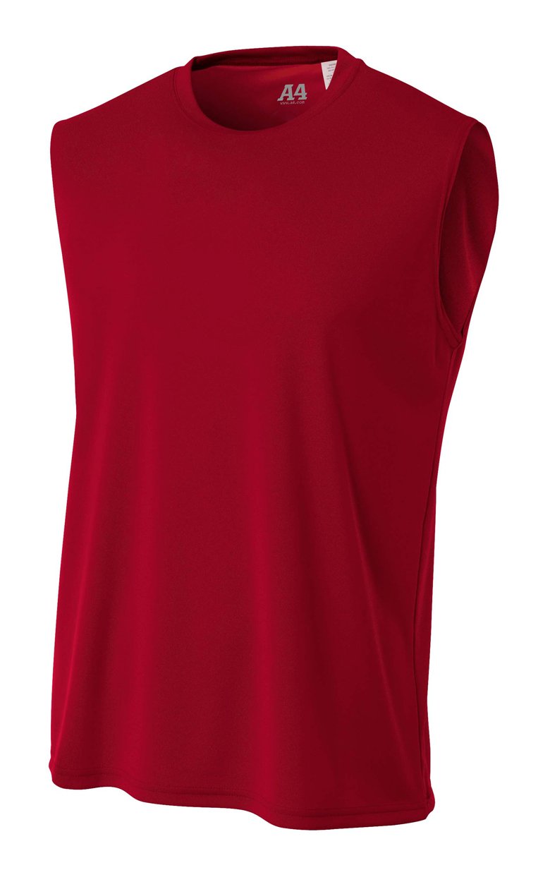 Cooling Performance Muscle Tank Top for Men - Moisture-Wicking A4 Athletic Shirt - Gym Workout & Summer Outdoor Activities
