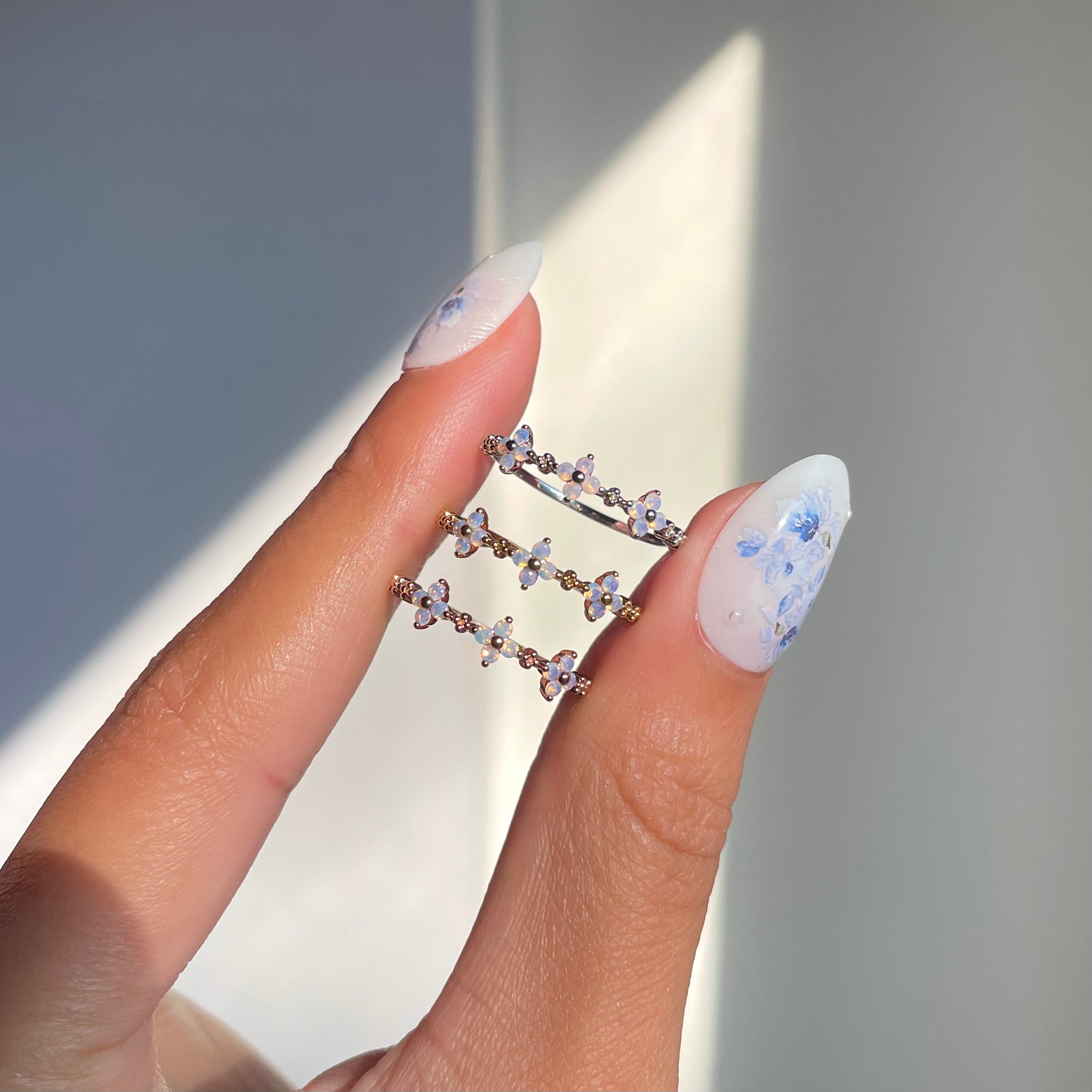 Lilac Love Ring - Elegant Sterling Silver Ring for Women, Romantic Gift for Her - Perfect for Valentine's Day, Anniversary & Special Occasions