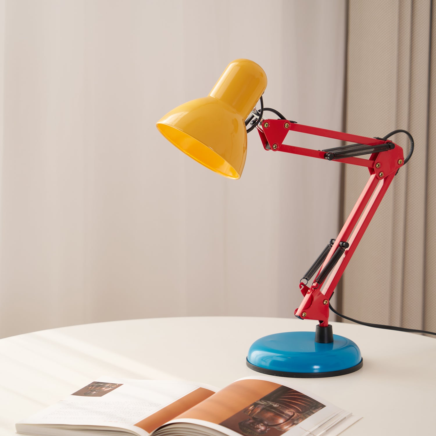 Flexi Bright Adjustable LED Table Lamp - Dimmable Touch Control, Eye-Caring Light for Bedroom, Office & Study - Perfect for Reading, Working & Nightstand Use