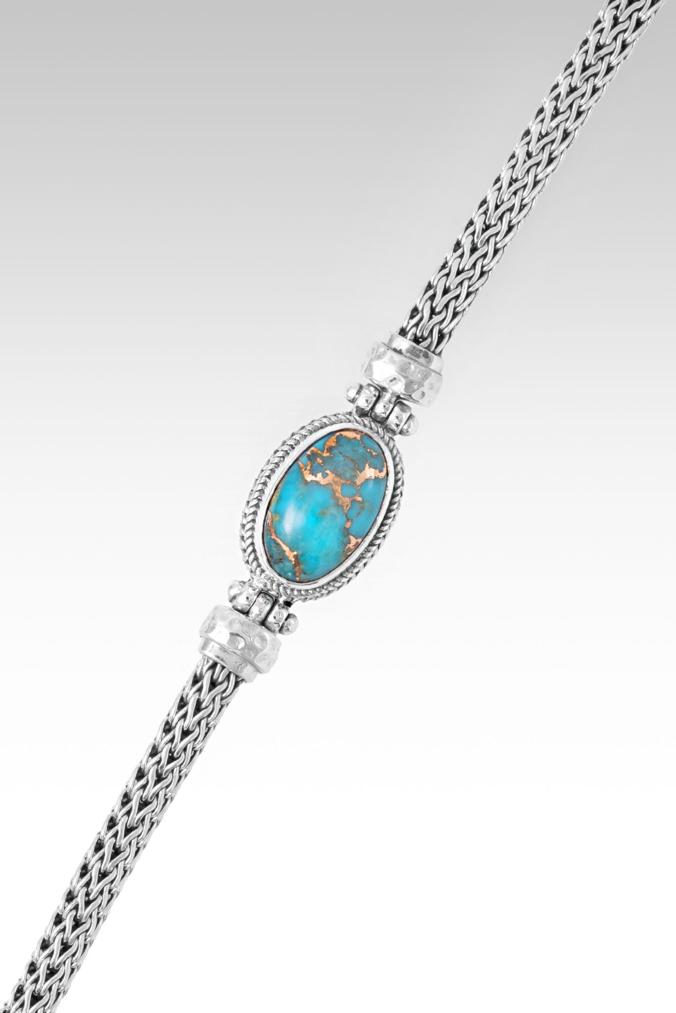 Miracle Bracelet™ in Blue Mohave Kingman Turquoise - Stylish Healing Jewelry for Women & Men - Perfect for Meditation, Yoga & Spiritual Healing