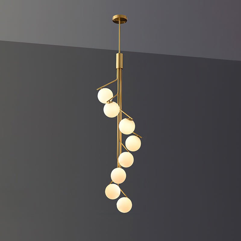 Hudson Branch Chandelier - Modern Rustic Crystal Ceiling Light Fixture for Dining Room, Living Room & Bedroom | Elegant Home Decor Lighting