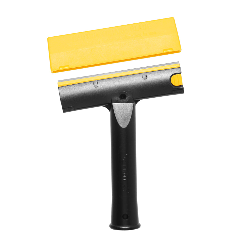 Ettore Champion Scraper 5 Inch/12cm - Heavy Duty Window & Surface Cleaning Tool for Home, Kitchen, Glass, Tiles - Professional Grade Scraper with Comfort Grip Handle