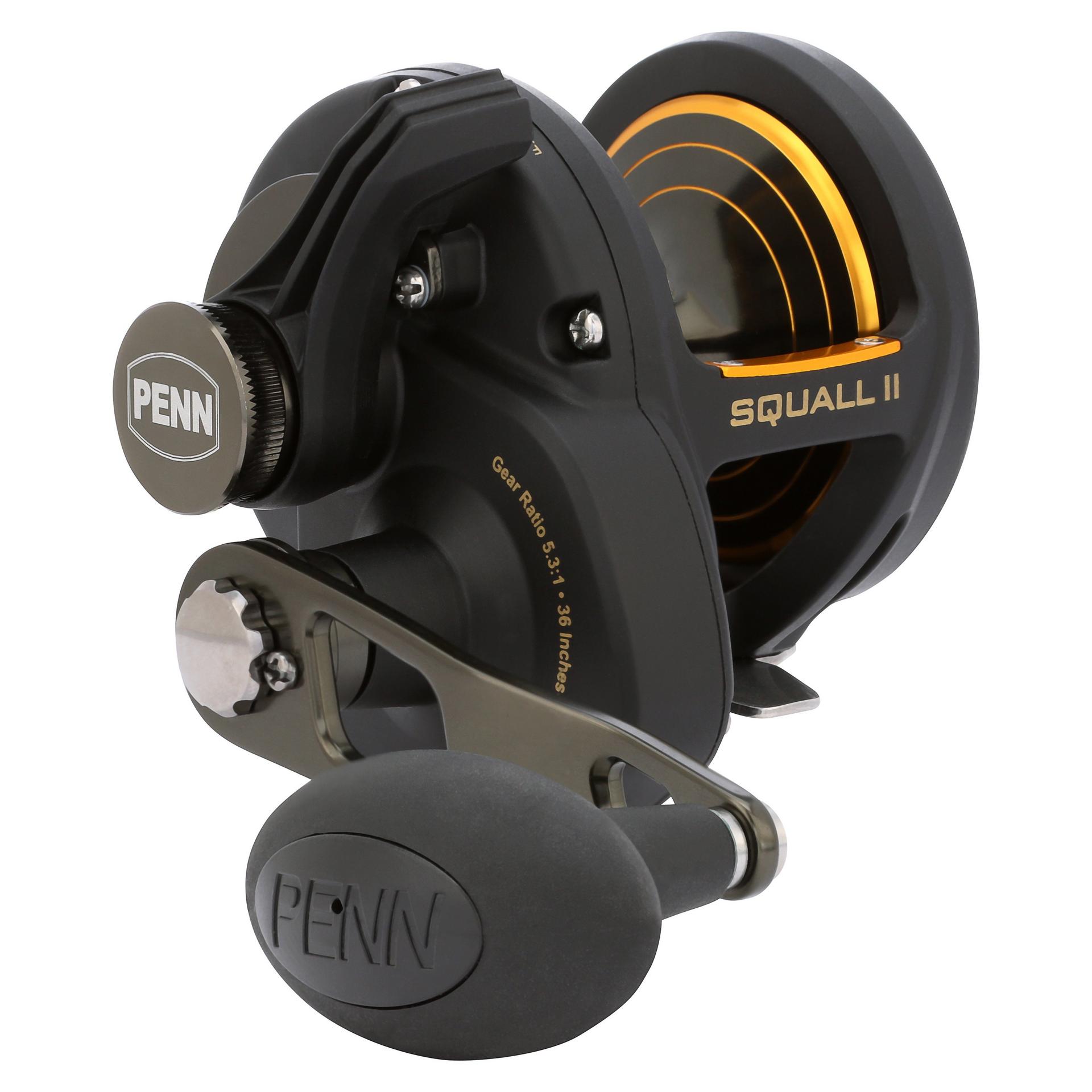 Squall® II Lever Drag Conventional Reel - High Performance Saltwater Fishing Reel for Offshore & Deep Sea Fishing | Durable & Smooth Drag System | Perfect for Trolling, Bottom Fishing & Big Game Fishing