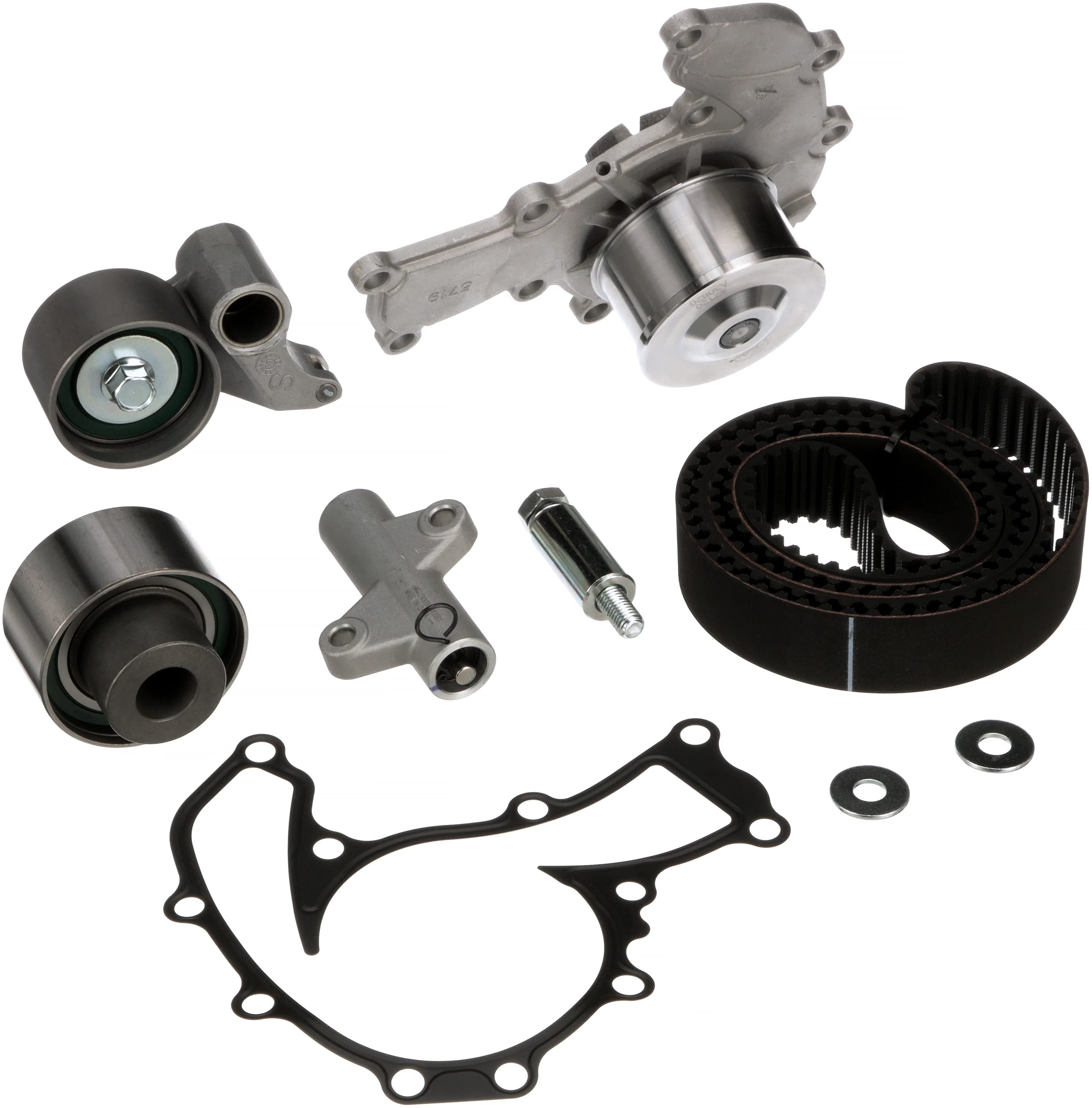 Gates TCKWP216 PowerGrip Premium Timing Belt Kit with Water Pump - Replacement for Cars, Trucks & SUVs - Durable Engine Performance Parts for Smooth Driving