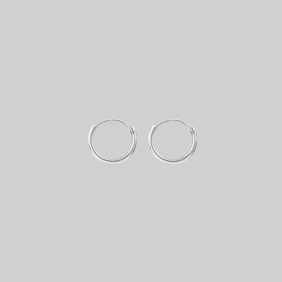 Small Silver Hoops Earrings for Women - Minimalist Sterling Silver Hoop Earrings - Perfect for Everyday Wear, Gifts & Special Occasions