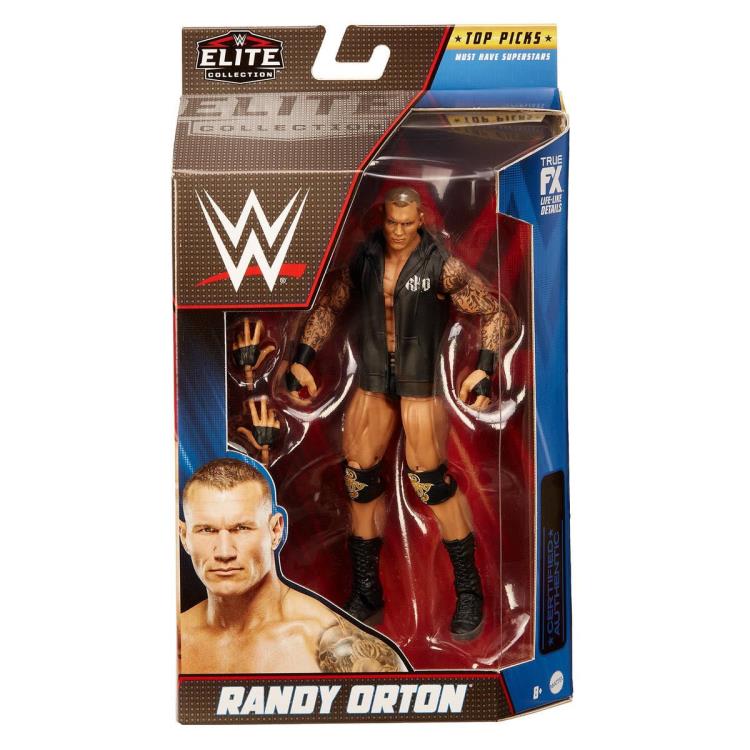 WWE Elite Collection 2022 - Randy Orton Action Figure | Authentic Wrestling Collectible for Fans & Display | Perfect for Home Decor, Gifts, and WWE Memorabilia Collections