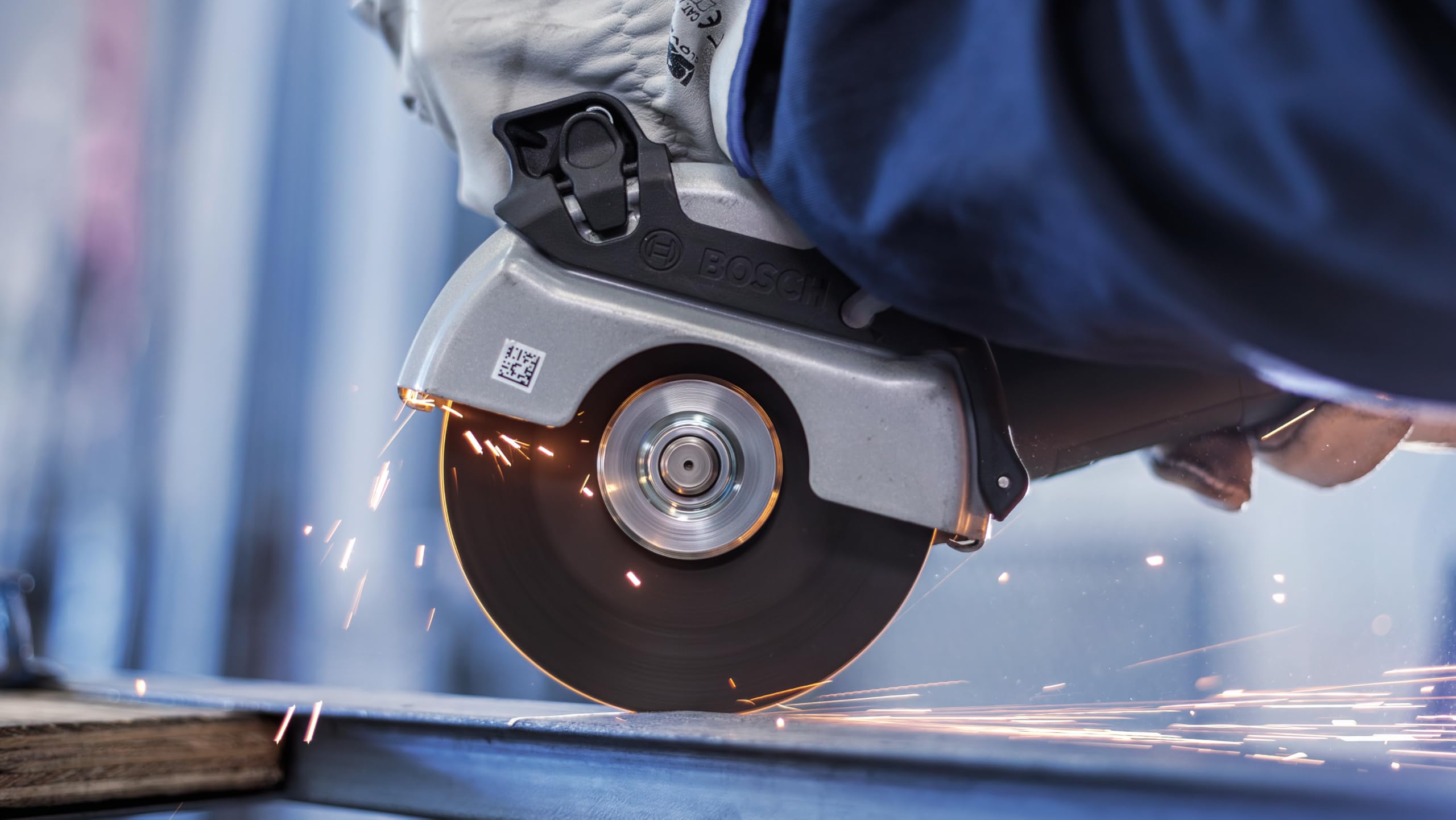 Bosch Professional 115mm Stainless Steel Cutting Disc - 1.6mm Thickness, 22.23mm Arbor - Angle Grinder Accessory for Metalworking, Construction & DIY Projects
