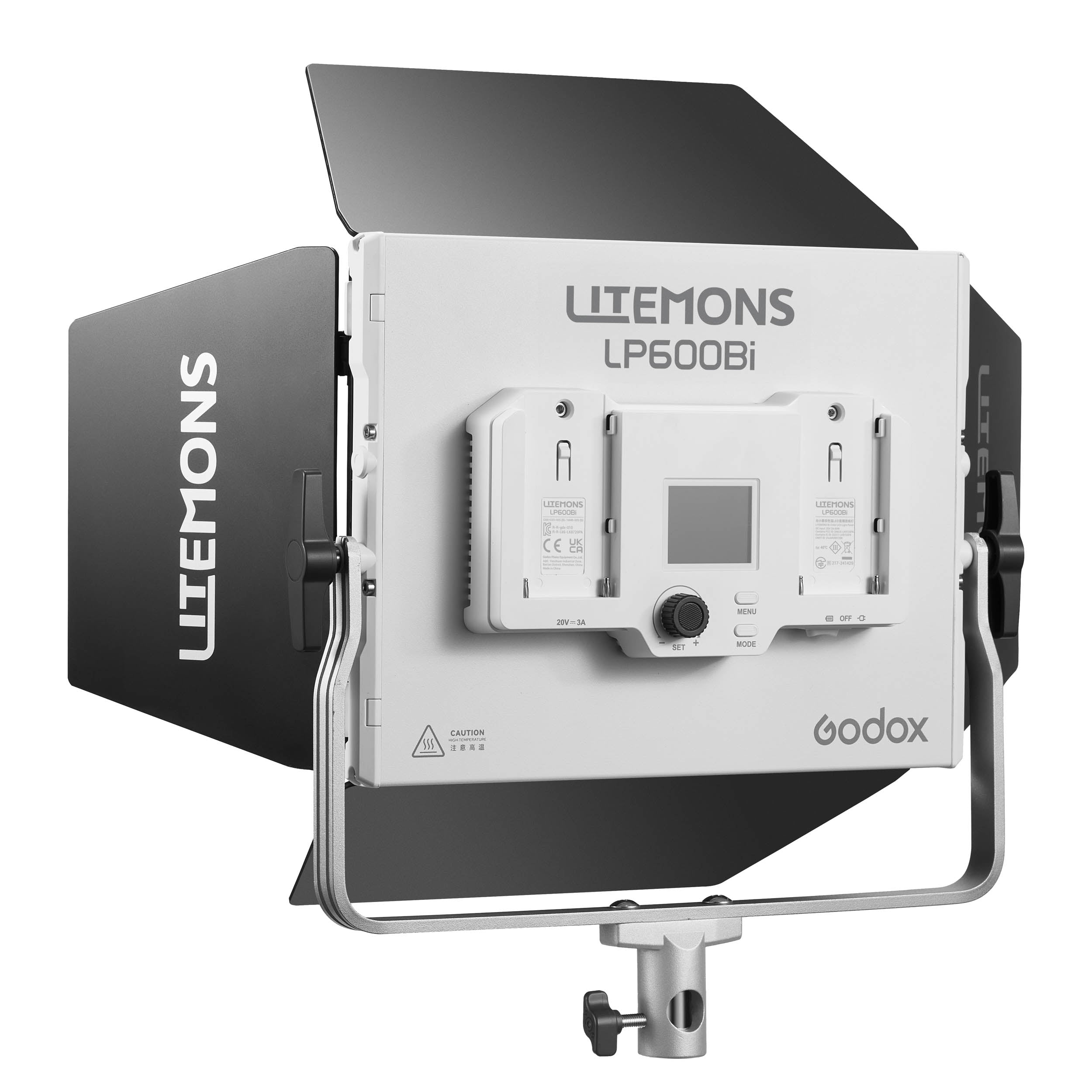 Godox LP600BI Bi-Color LED Continuous Lighting Kit - 600W 3-Head Studio Light for Photography, YouTube & Video Production - Perfect for Portrait, Product & Live Streaming