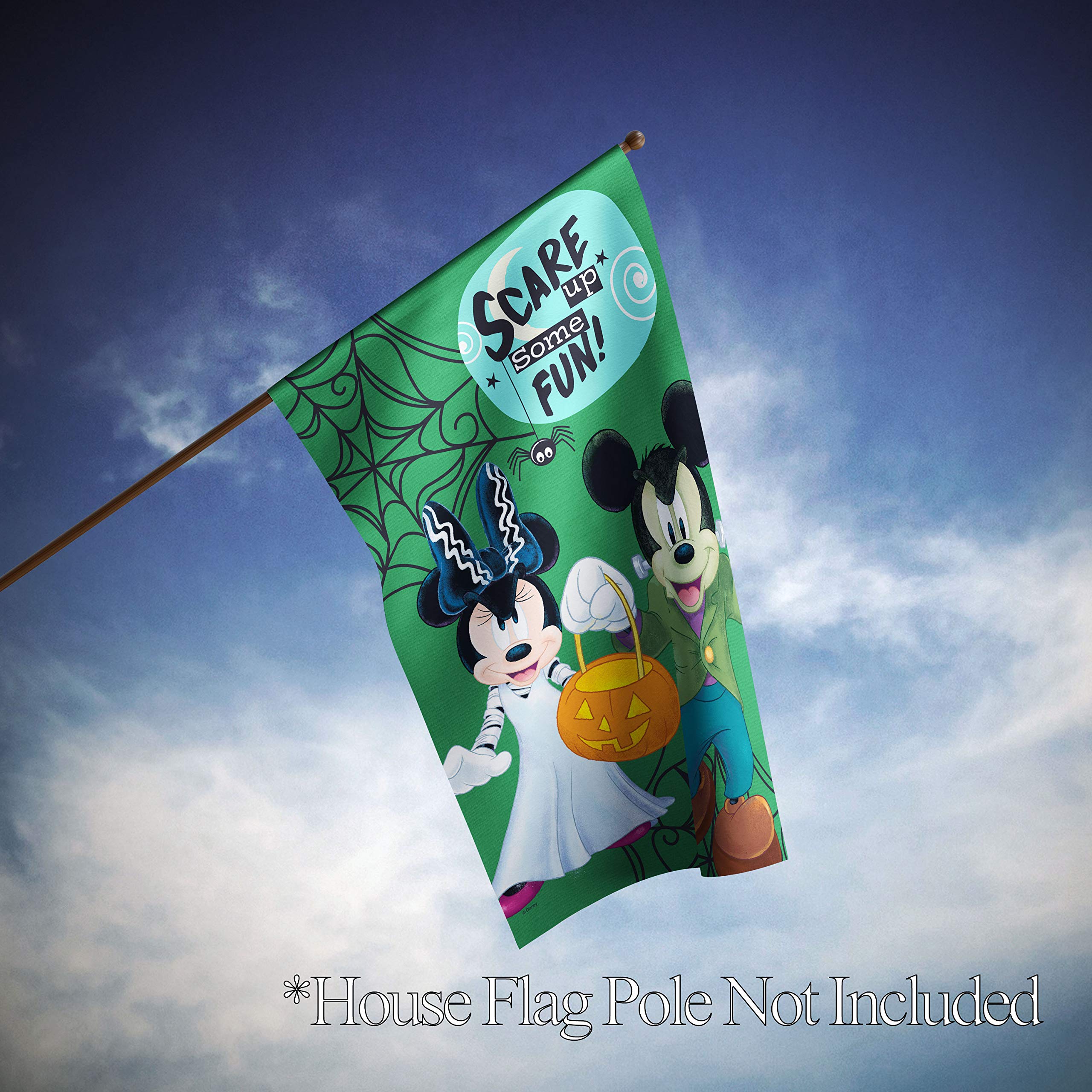 Disney Mickey & Minnie Mouse Halloween House Flag - 28