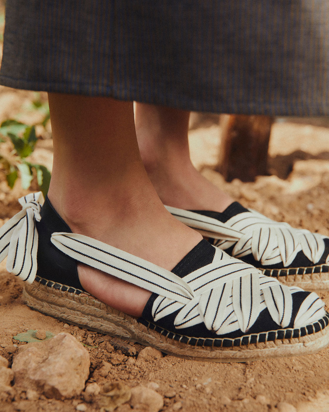 Naguisa Sukha Crudo Black Espadrille Flats - Women's Comfortable Summer Shoes for Beach, Vacation & Casual Outfits