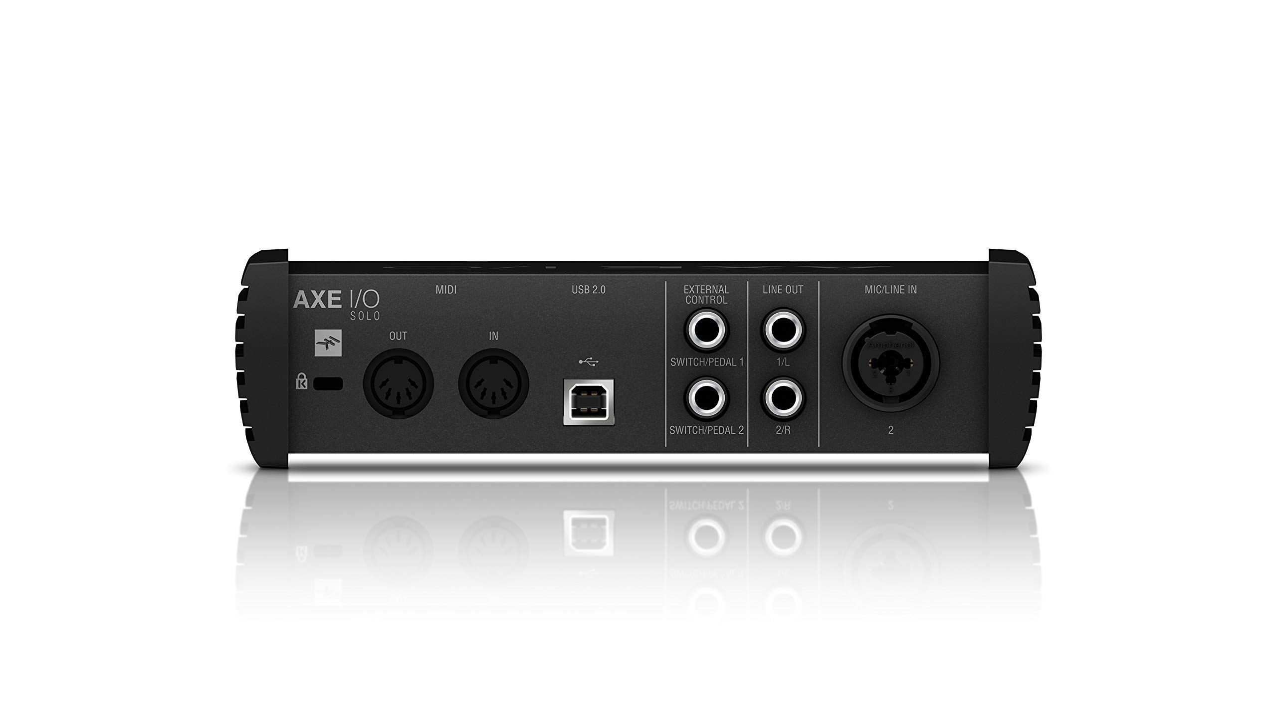 IK Multimedia AXE I/O SOLO Premium USB Audio Interface for Guitar - 2-in 3-out, 24-bit/96kHz, Hi-Z Re-Amp, Mac/PC Compatible with AmpliTube & TONEX Software Bundle - Perfect for Home Recording, Studio Production & Guitar Tone Shaping