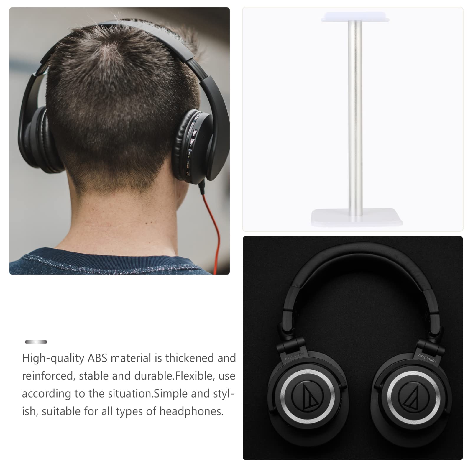UPKOCH Premium Headphone Stand - 1pc Stylish Headset Holder for Desk, Gaming Headset Rack & Display Stand - Perfect for Home, Office, and Gaming Setup
