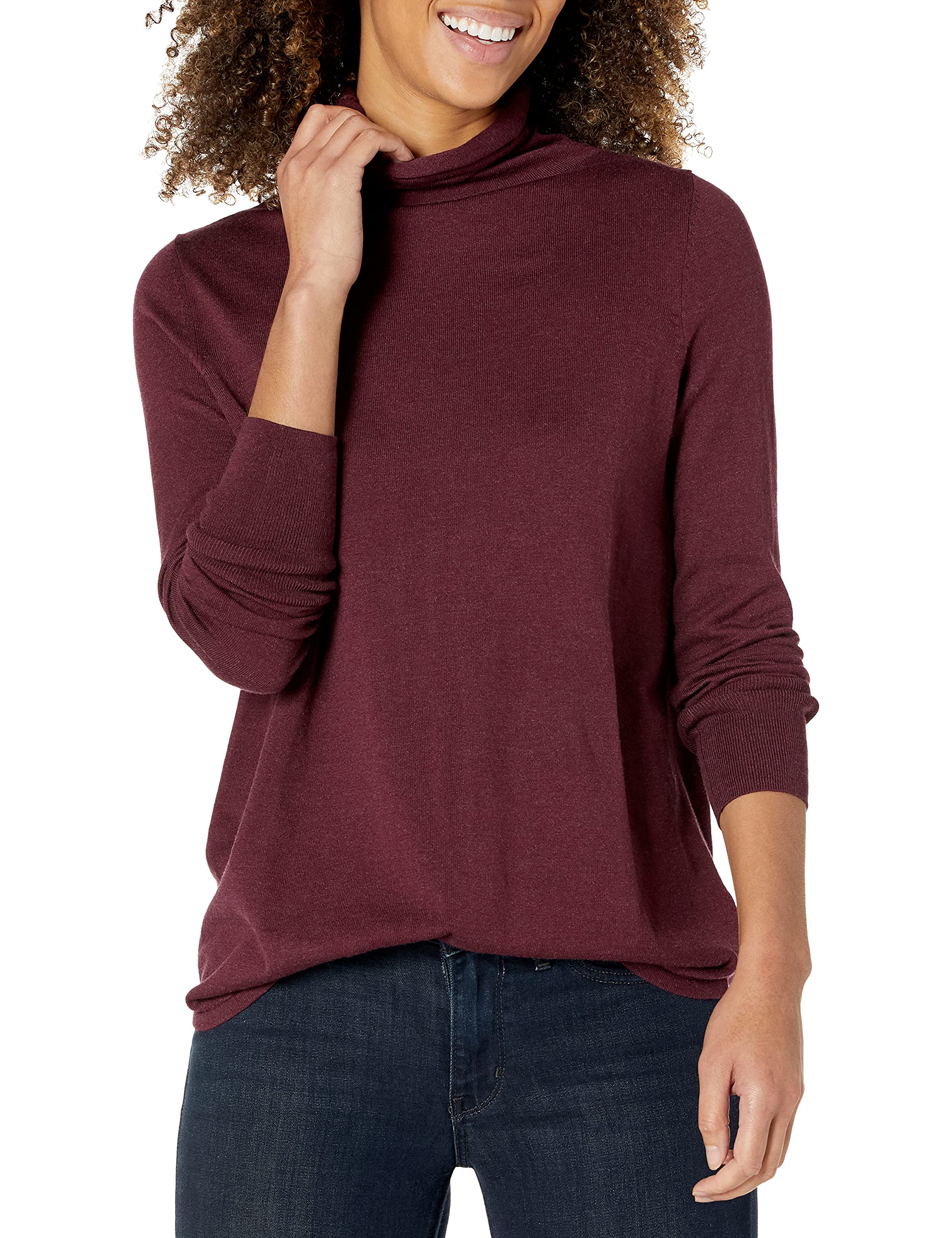 NIC+ZOE Women's Stylish Turtleneck Sweater - Soft & Comfortable Knit Top for Fall & Winter Fashion | Perfect for Office, Casual Wear & Holiday Outfits