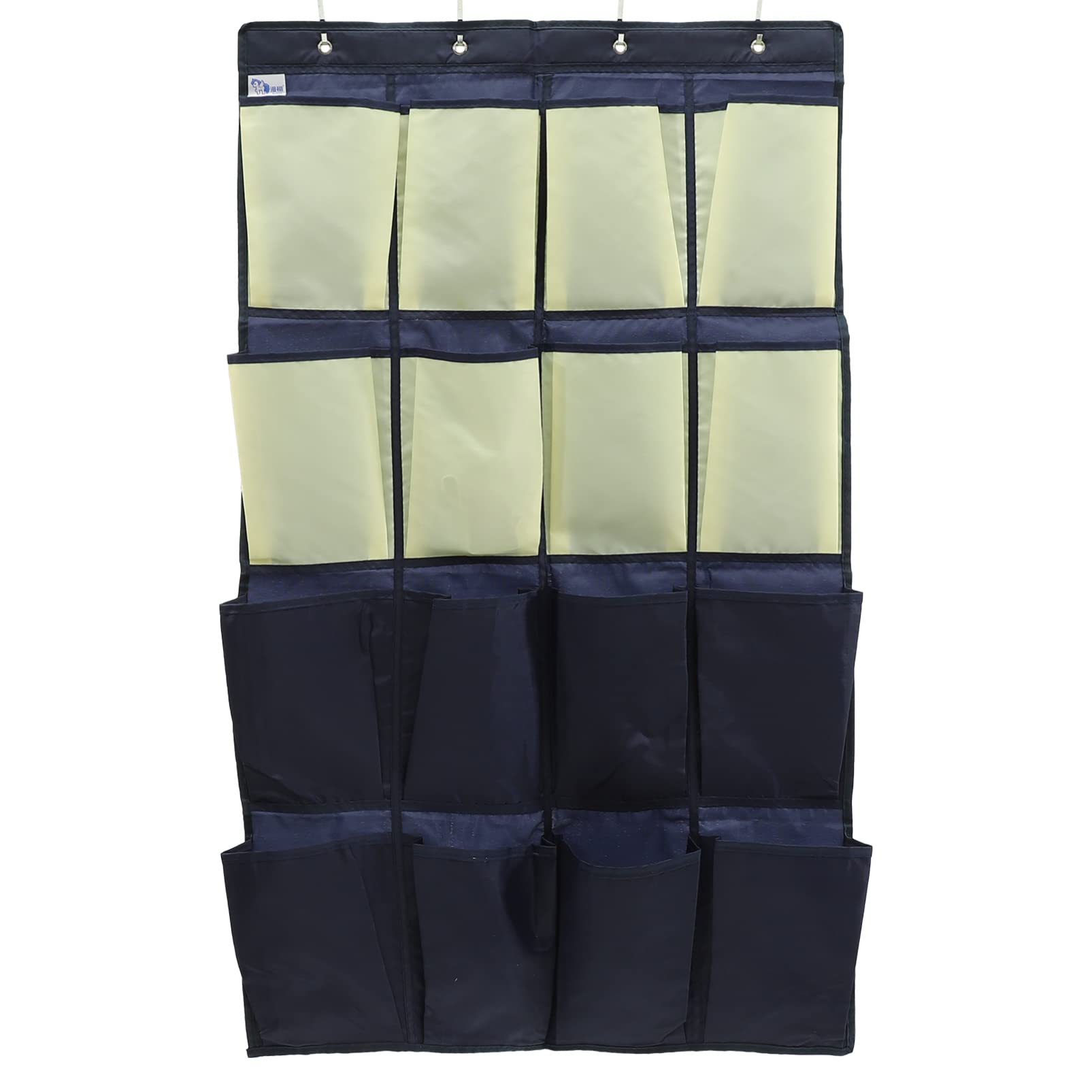 TOPBATHY Over The Door Shoe Organizer - 24 Pocket Hanging Shoe Storage Bag for Closet, Oxford Cloth Shelf & Door Organizer - Perfect for Bedroom, Entryway, and Dorm Organization