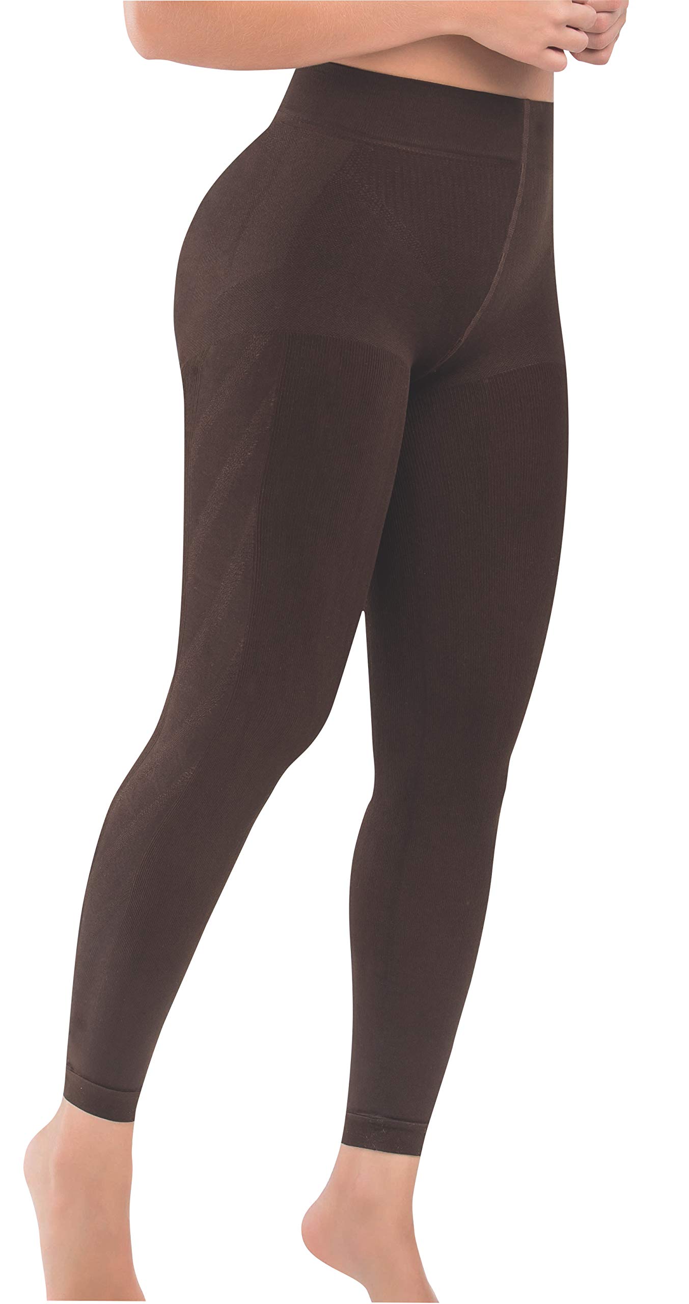 ARANZA Women's Butt Lifting Capri Tights - High Waist Tummy Control Shaping Pantyhose for Workout, Yoga & Everyday Wear