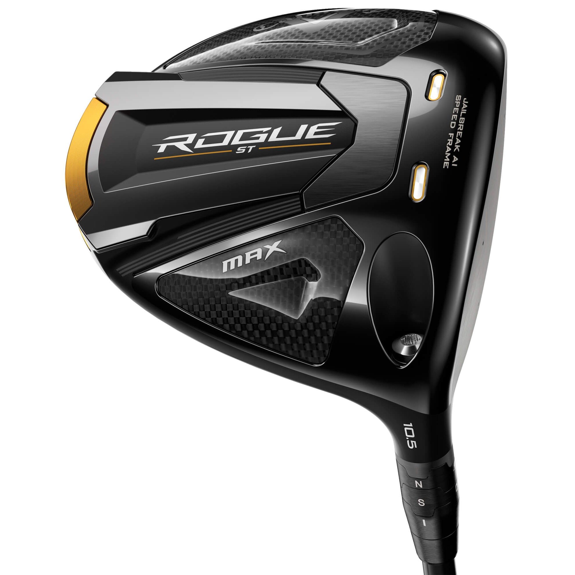 Callaway Rogue ST MAX Golf Driver for Men - 460cc Titanium Clubhead with Adjustable Loft | Perfect for Long Distance Drives on the Course